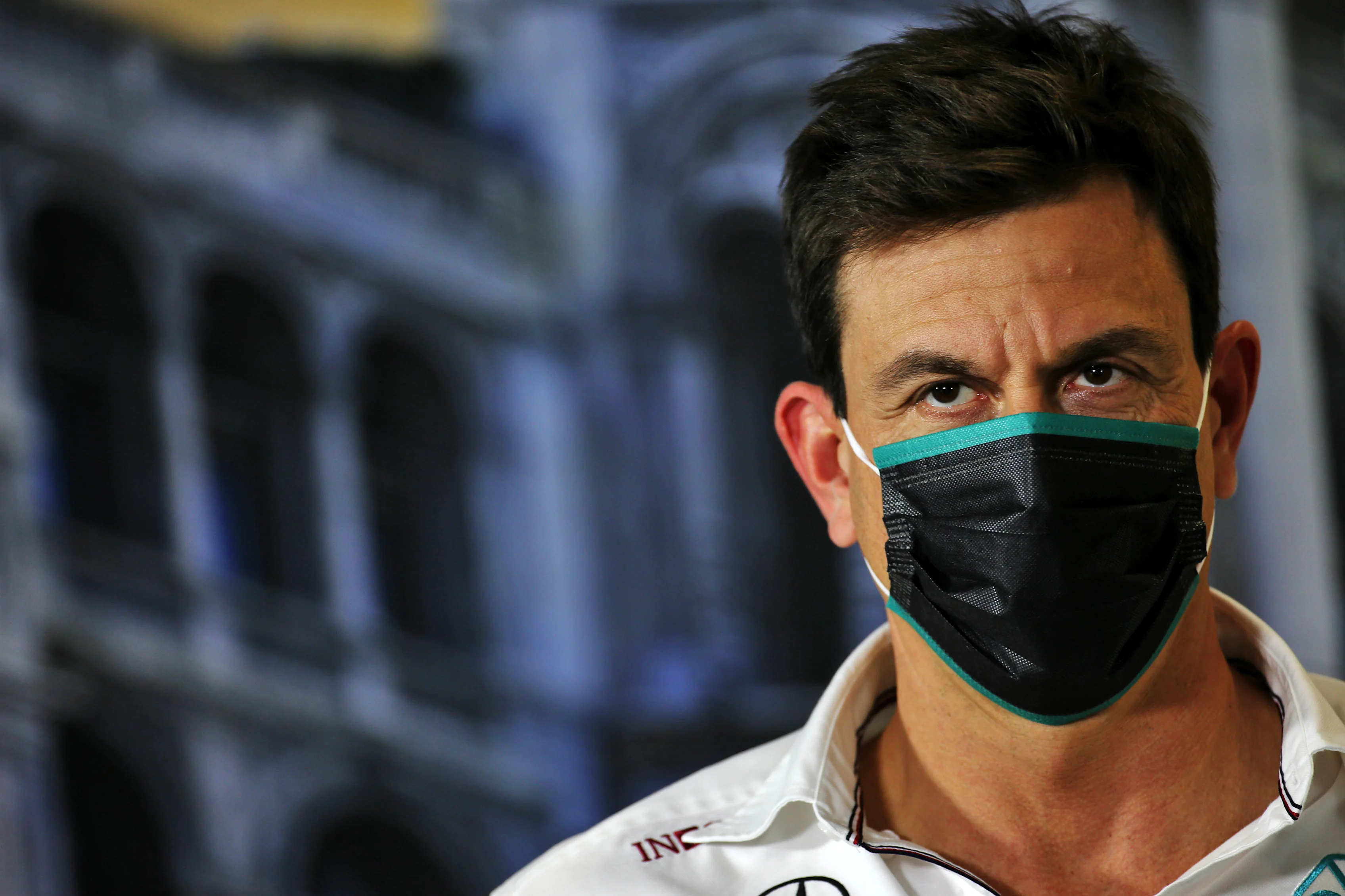 MONZA, ITALY - SEPTEMBER 04: Mercedes GP Executive Director Toto Wolff talks in a press conference