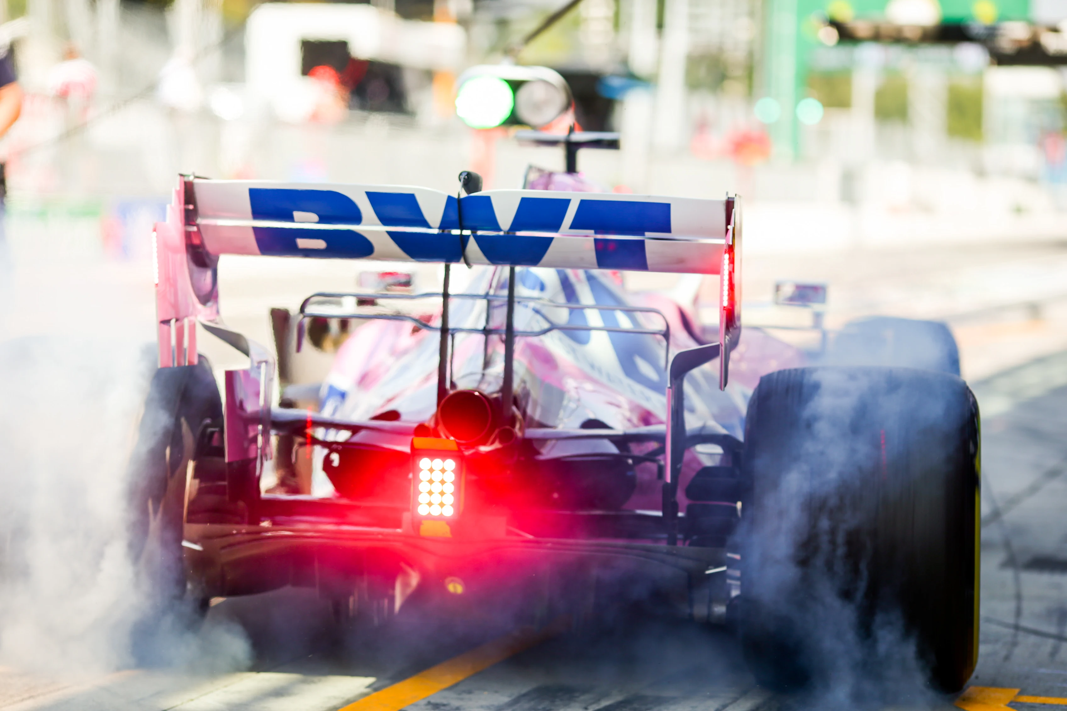 MONZA, ITALY - SEPTEMBER 05: Sergio Perez of Mexico and Racing Point  during final practice for the F1 Grand Prix of Italy at Autodromo di Monza on September 05, 2020 in Monza, Italy. (Photo by Peter Fox/Getty Images)
