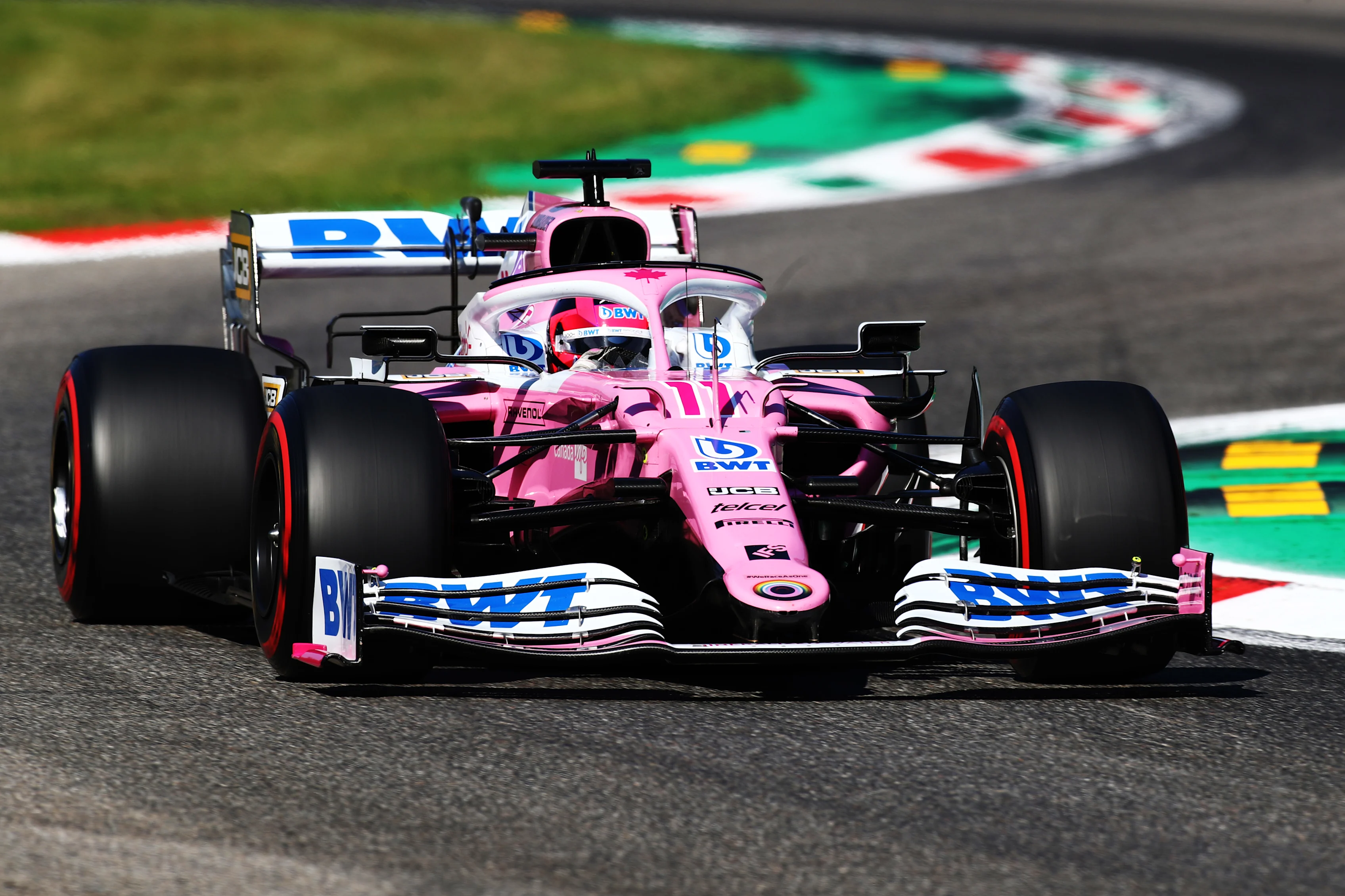 MONZA, ITALY - SEPTEMBER 05: Sergio Perez of Mexico driving the (11) Racing Point RP20 Mercedes on