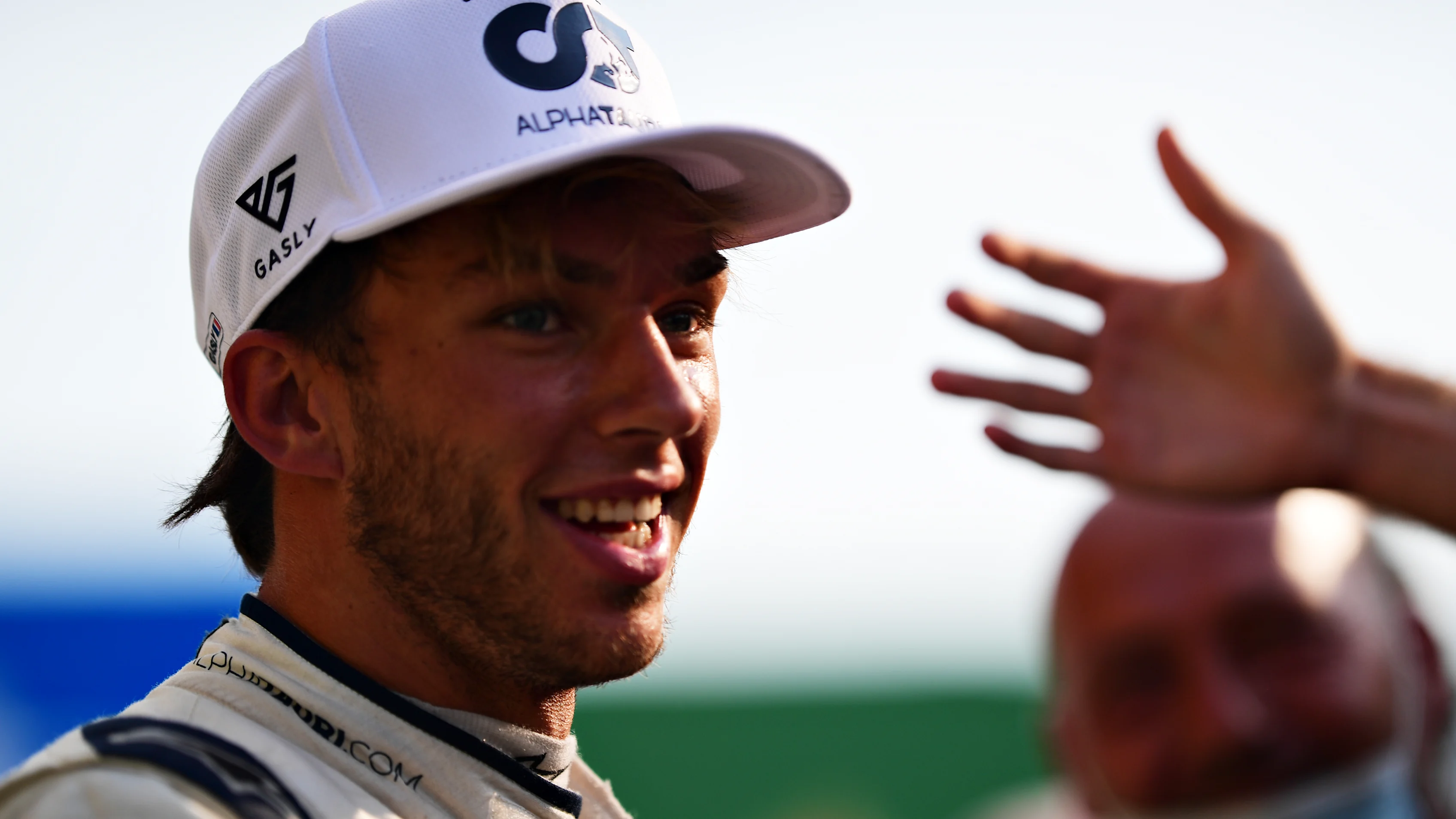 MONZA, ITALY - SEPTEMBER 06: Race winner Pierre Gasly of France and Scuderia AlphaTauri celebrates
