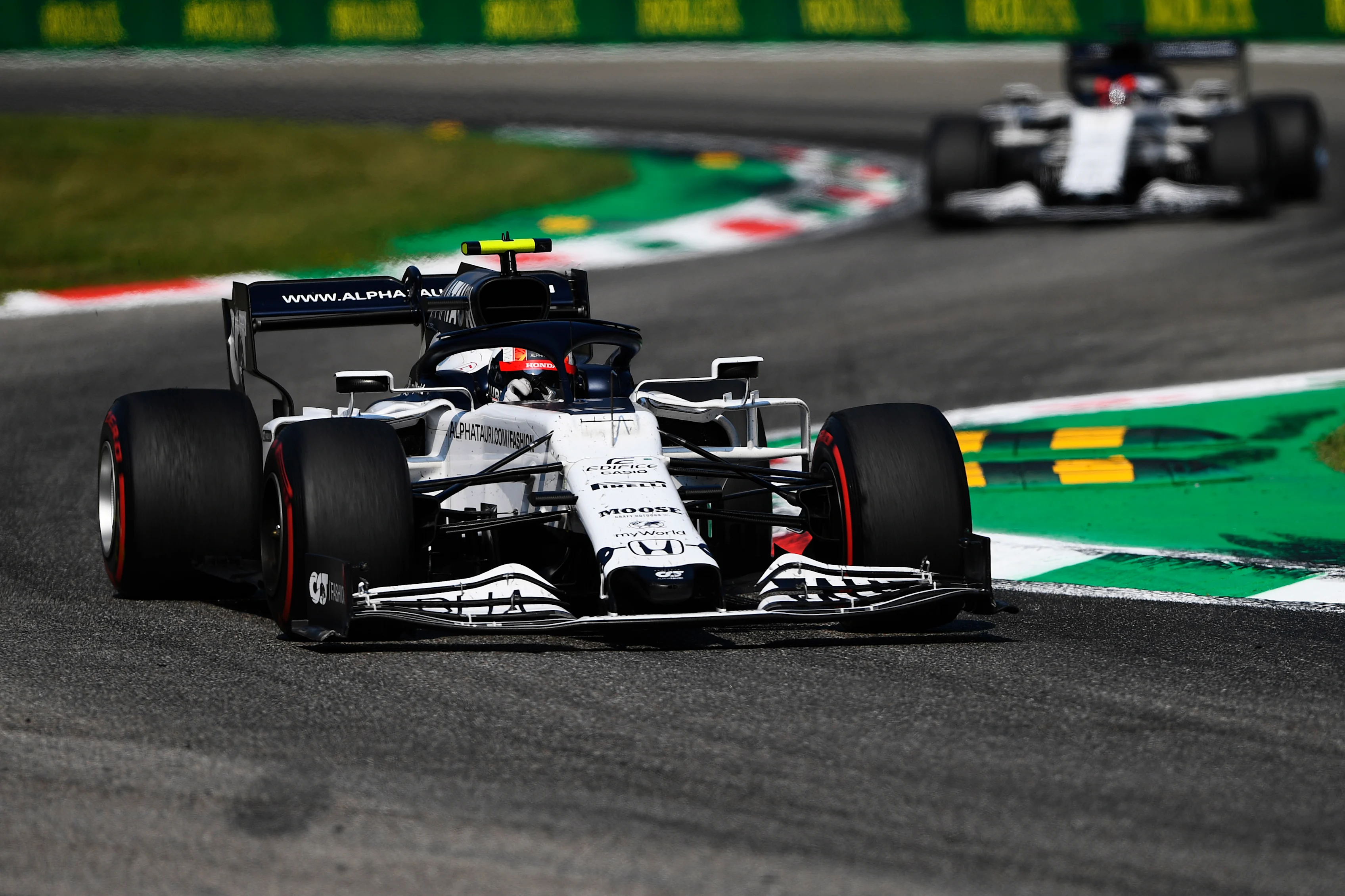 MONZA, ITALY - SEPTEMBER 06: Pierre Gasly of France driving the (10) Scuderia AlphaTauri AT01 Honda
