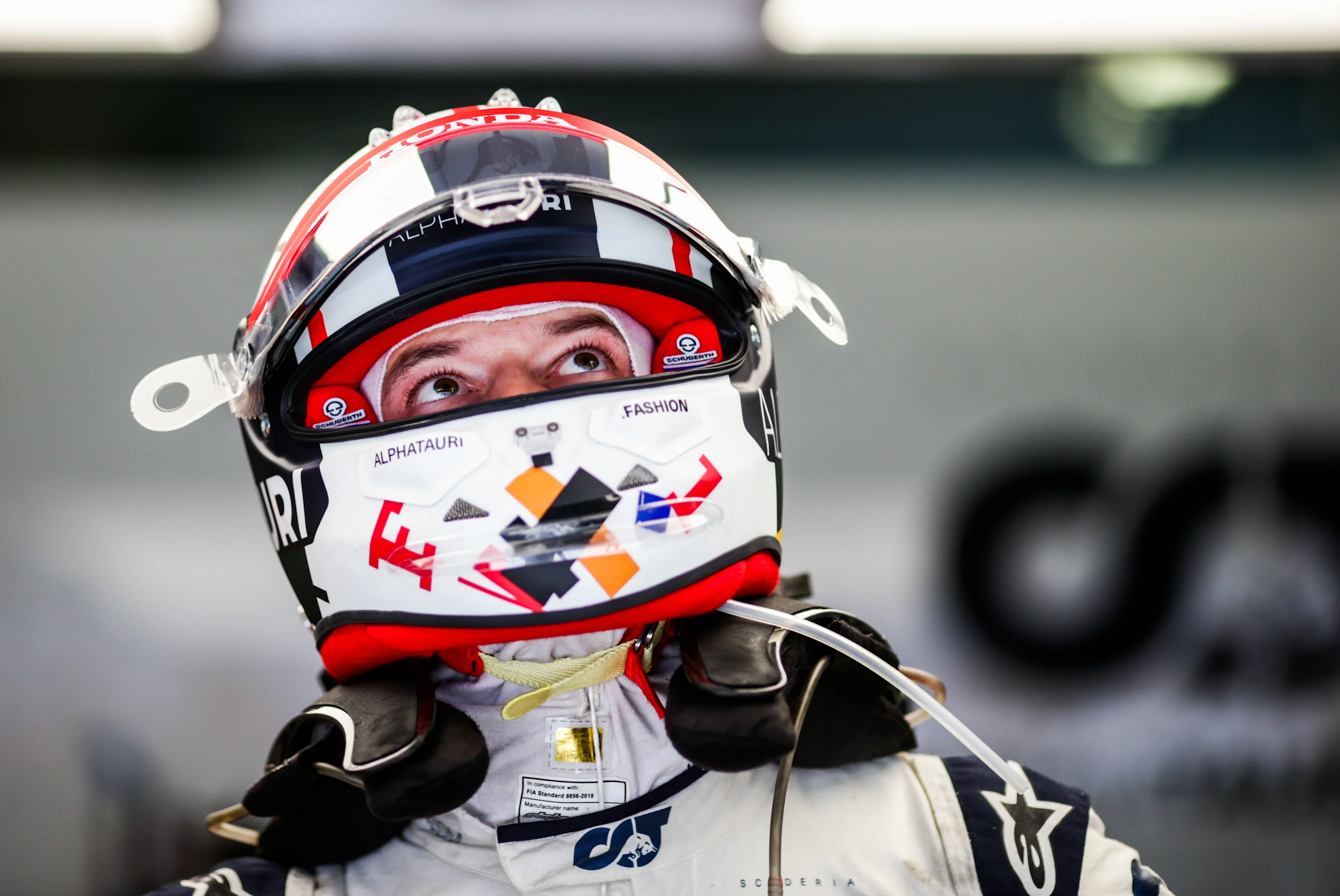 SOCHI, RUSSIA - SEPTEMBER 25: Daniil Kvyat of Scuderia AlphaTauri and Russia during final