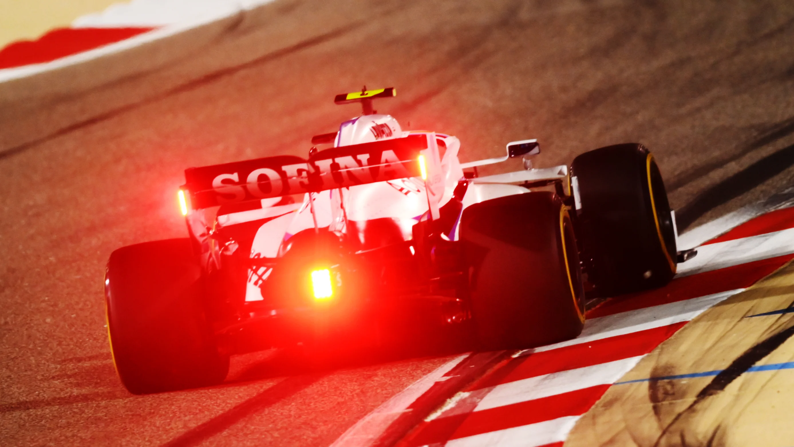BAHRAIN, BAHRAIN - DECEMBER 04: Nicholas Latifi of Canada driving the (6) Williams Racing FW43 Mercedes on track during practice ahead of the F1 Grand Prix of Sakhir at Bahrain International Circuit on December 04, 2020 in Bahrain, Bahrain. (Photo by Clive Mason - Formula 1/Formula 1 via Getty Images)