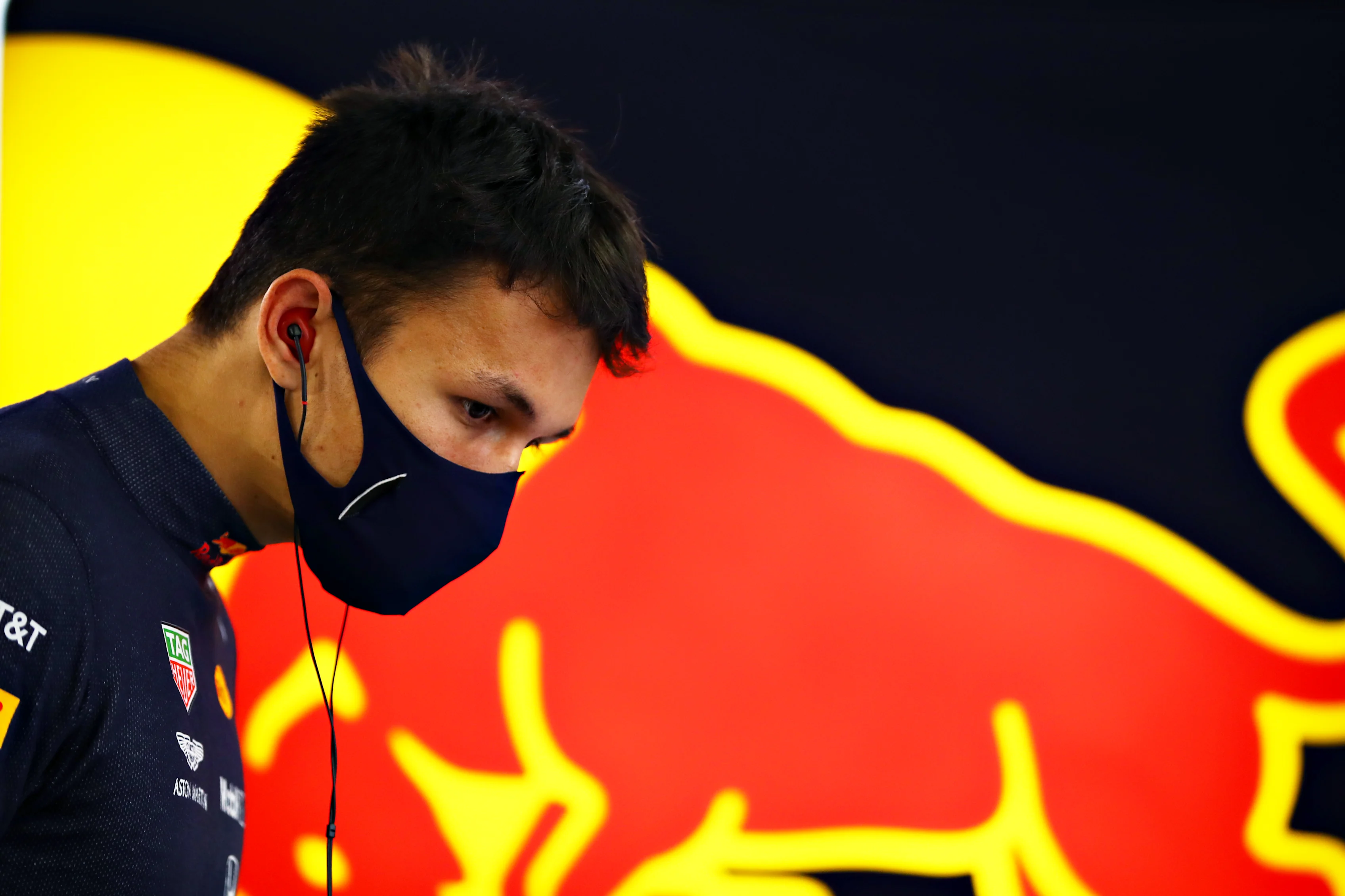 BAHRAIN, BAHRAIN - DECEMBER 05: Alexander Albon of Thailand and Red Bull Racing prepares to drive