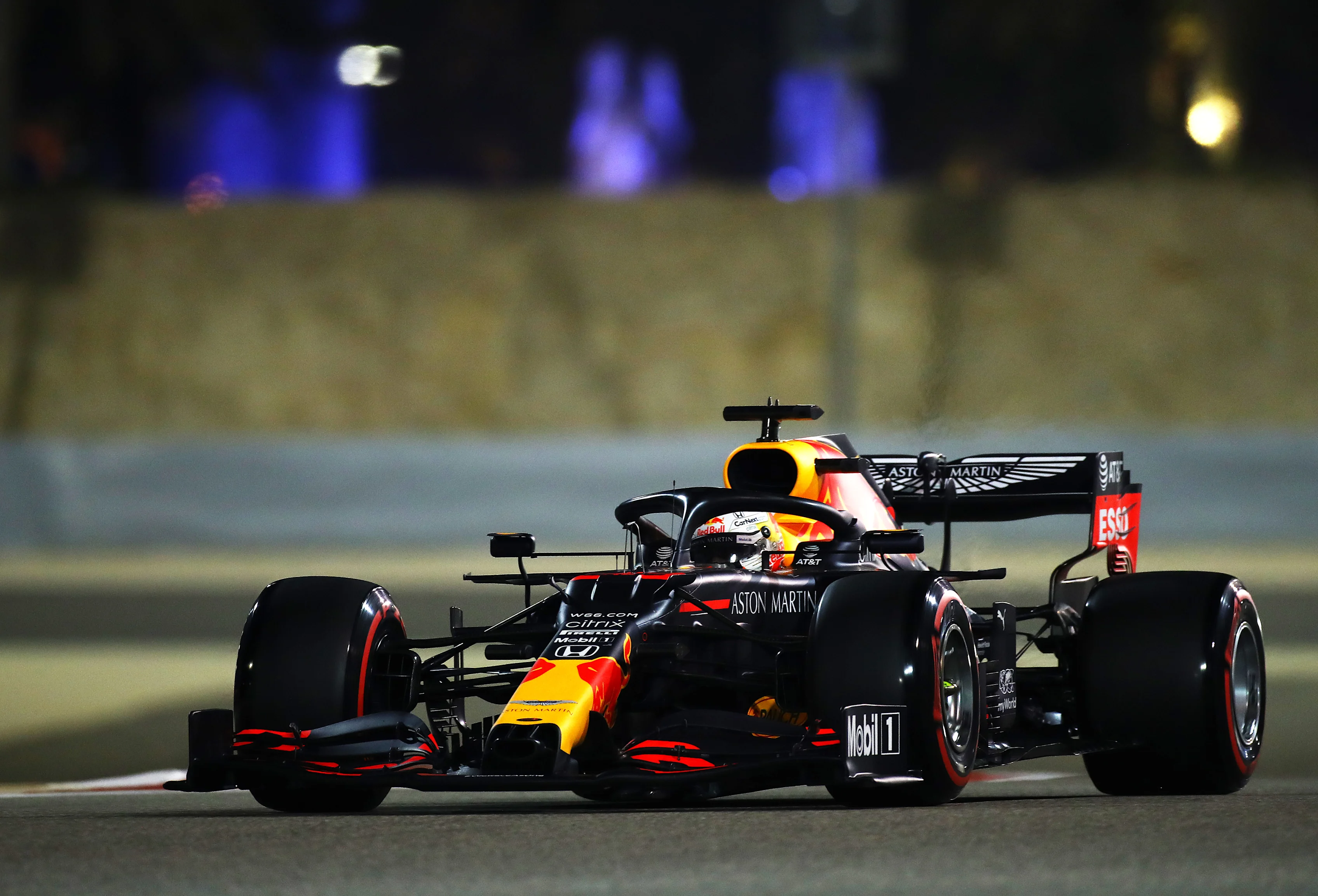 BAHRAIN, BAHRAIN - DECEMBER 05: Max Verstappen of the Netherlands driving the (33) Aston Martin Red