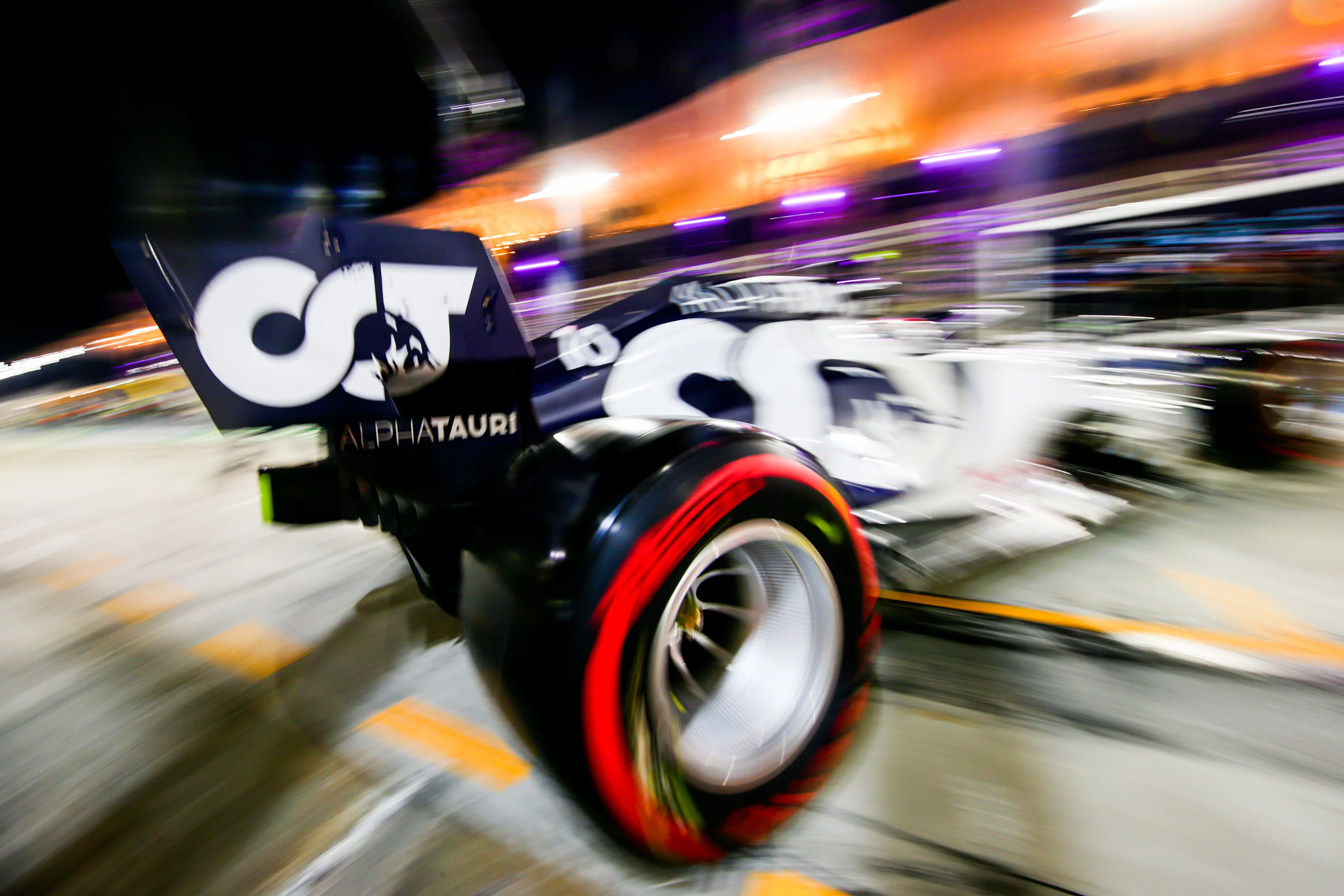 BAHRAIN, BAHRAIN - DECEMBER 05: Pierre Gasly of Scuderia AlphaTauri and France  during qualifying