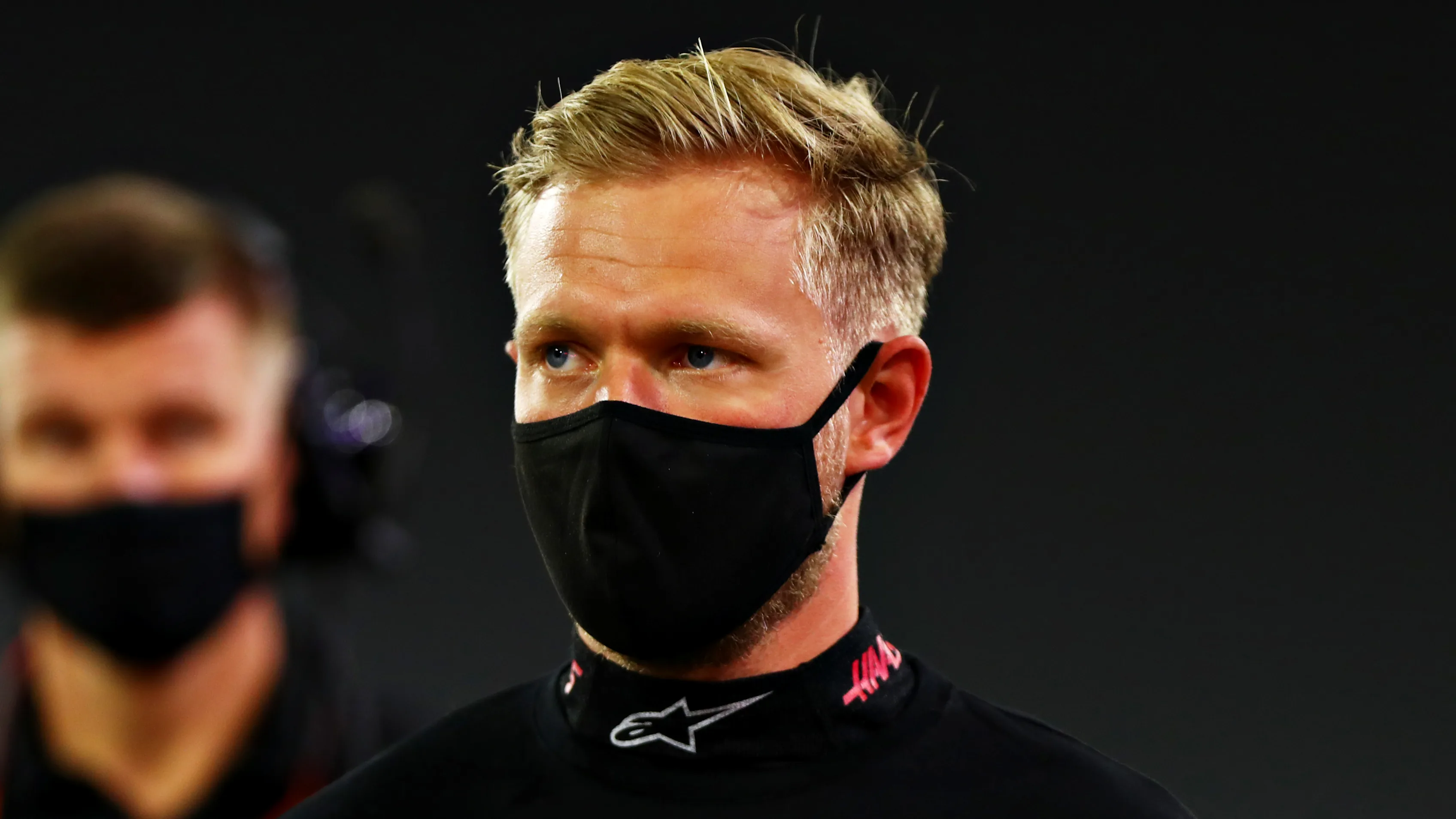 BAHRAIN, BAHRAIN - DECEMBER 06: Kevin Magnussen of Denmark and Haas F1 looks on on the grid during the F1 Grand Prix of Sakhir at Bahrain International Circuit on December 06, 2020 in Bahrain, Bahrain. (Photo by Dan Istitene - Formula 1/Formula 1 via Getty Images)