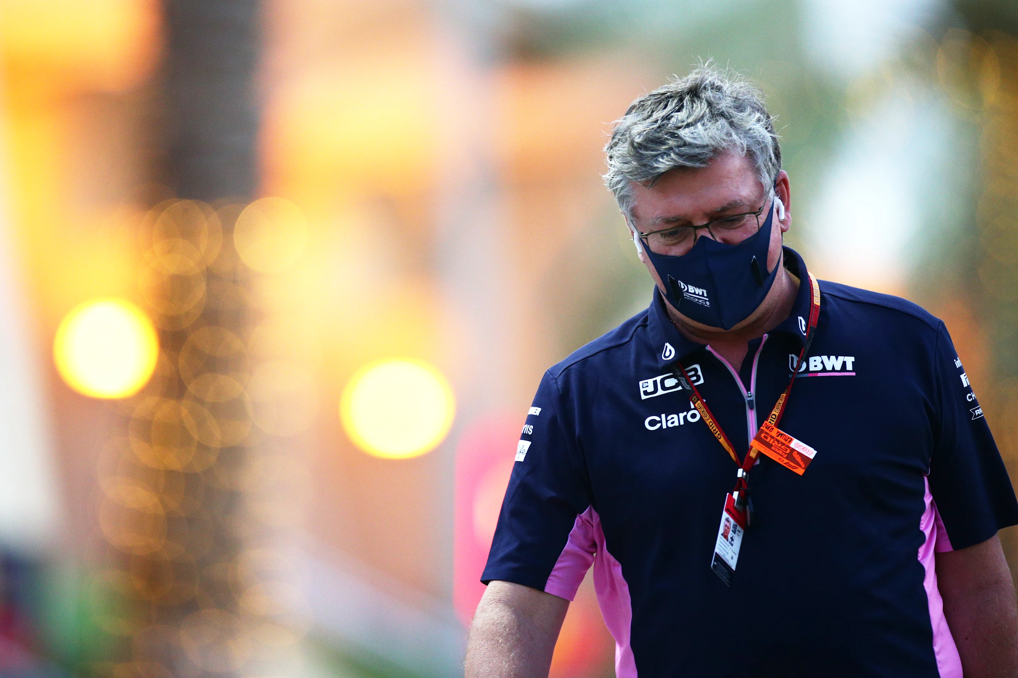 BAHRAIN, BAHRAIN - DECEMBER 03: Otmar Szafnauer, Team Principal and Chief Executive Officer of