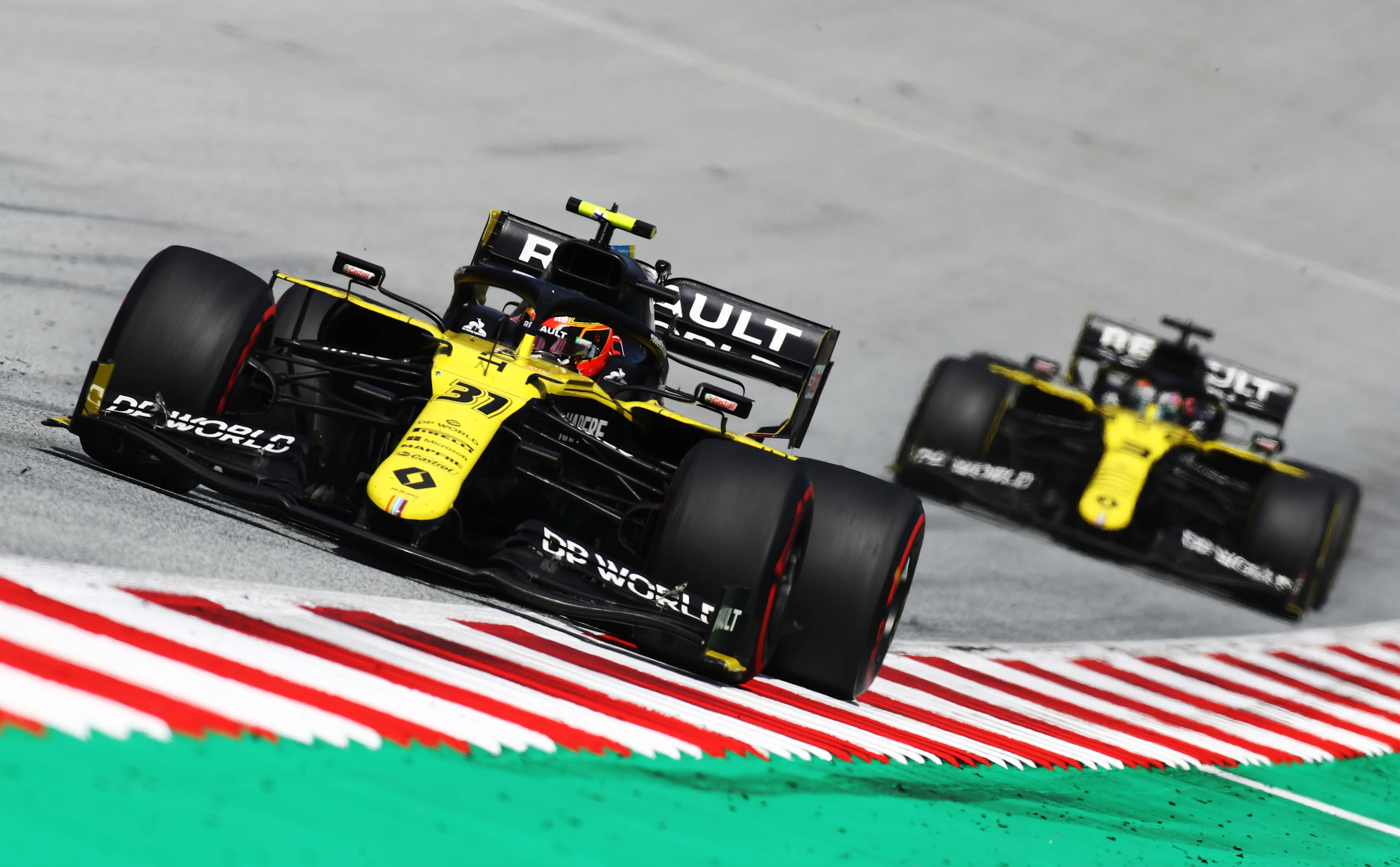SPIELBERG, AUSTRIA - JULY 12: Esteban Ocon of France driving the (31) Renault Sport Formula One