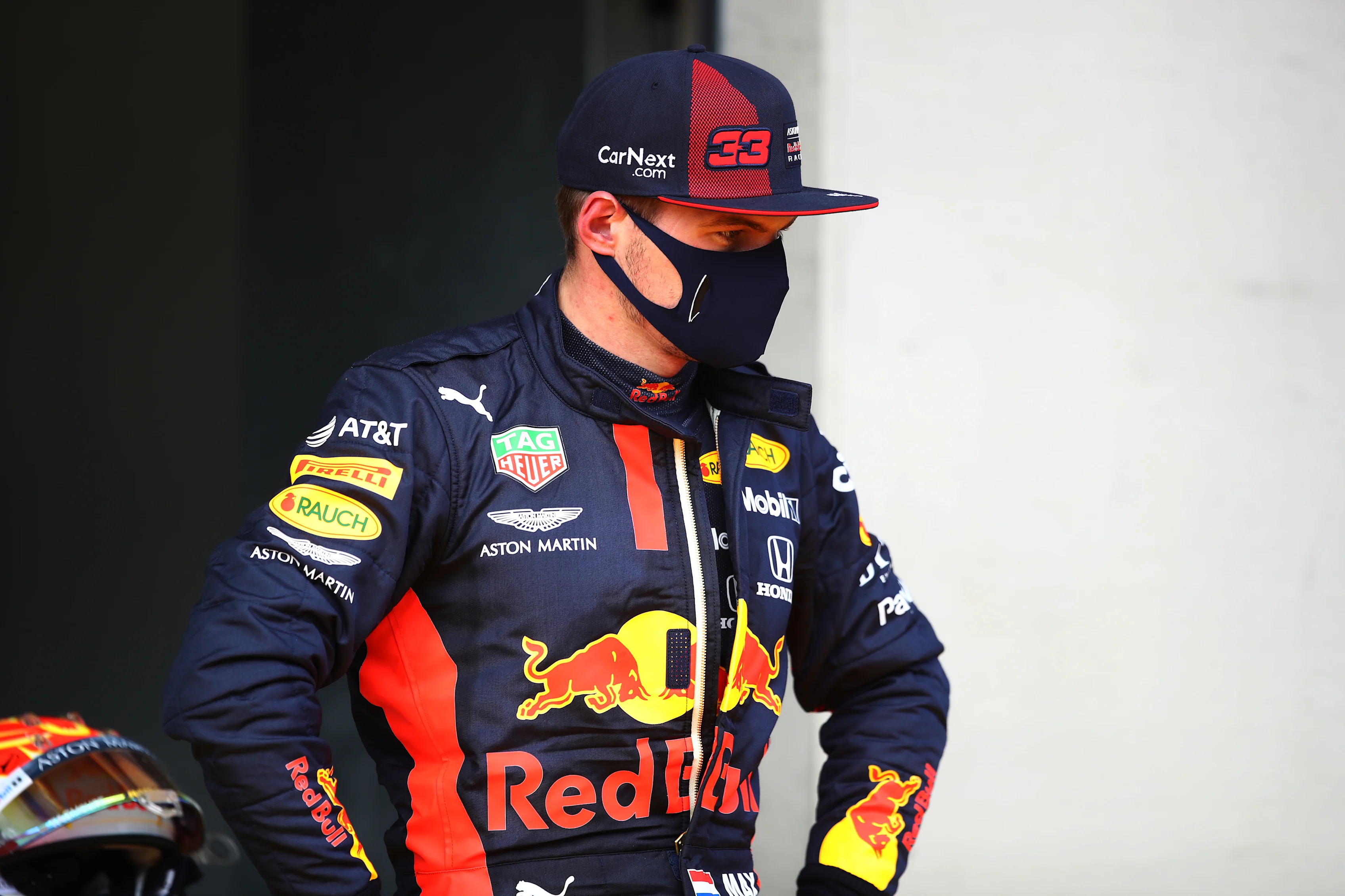 SPIELBERG, AUSTRIA - JULY 12: Second placed Max Verstappen of Netherlands and Red Bull Racing looks