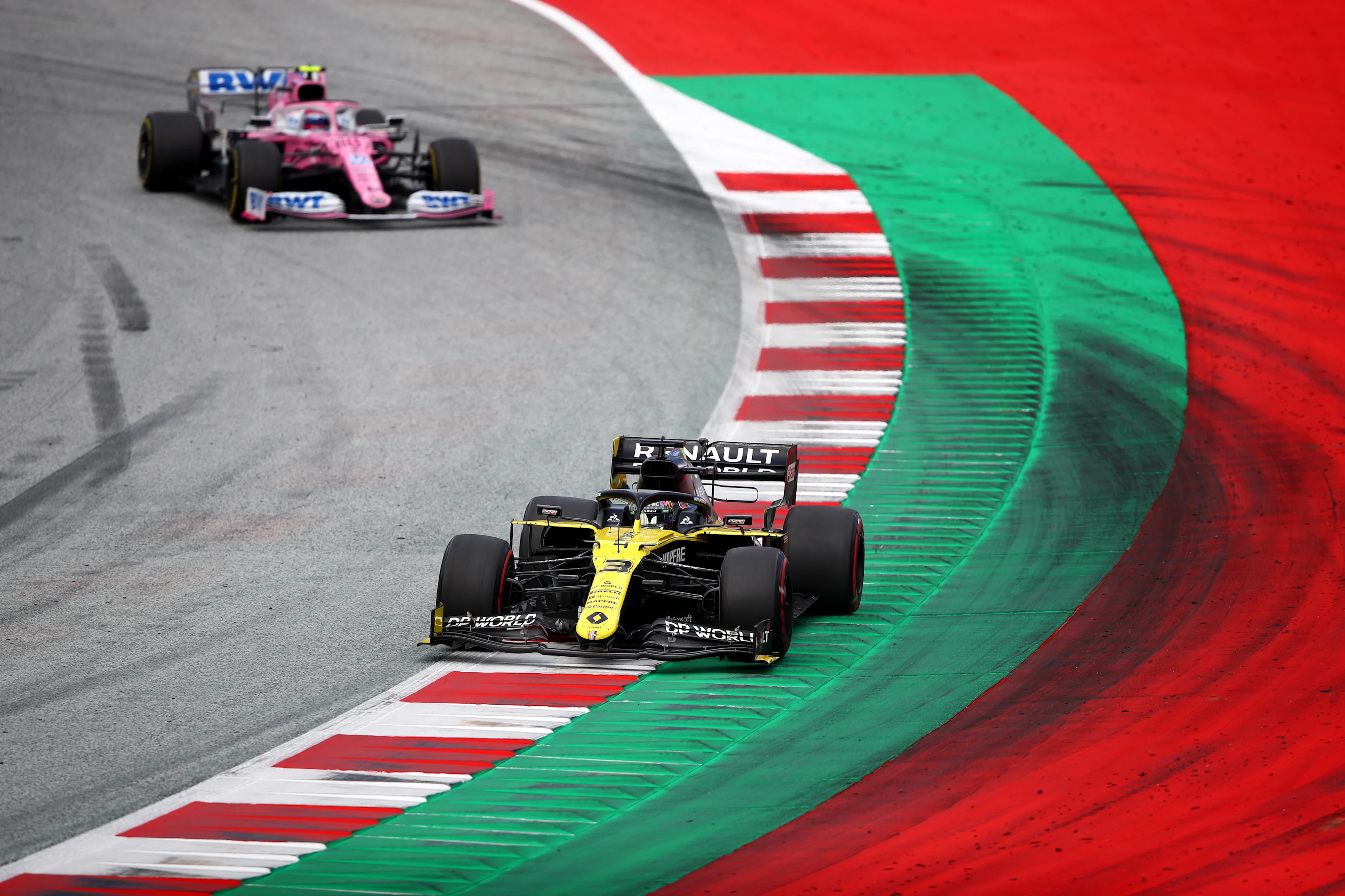 SPIELBERG, AUSTRIA - JULY 12: Daniel Ricciardo of Australia driving the (3) Renault Sport Formula