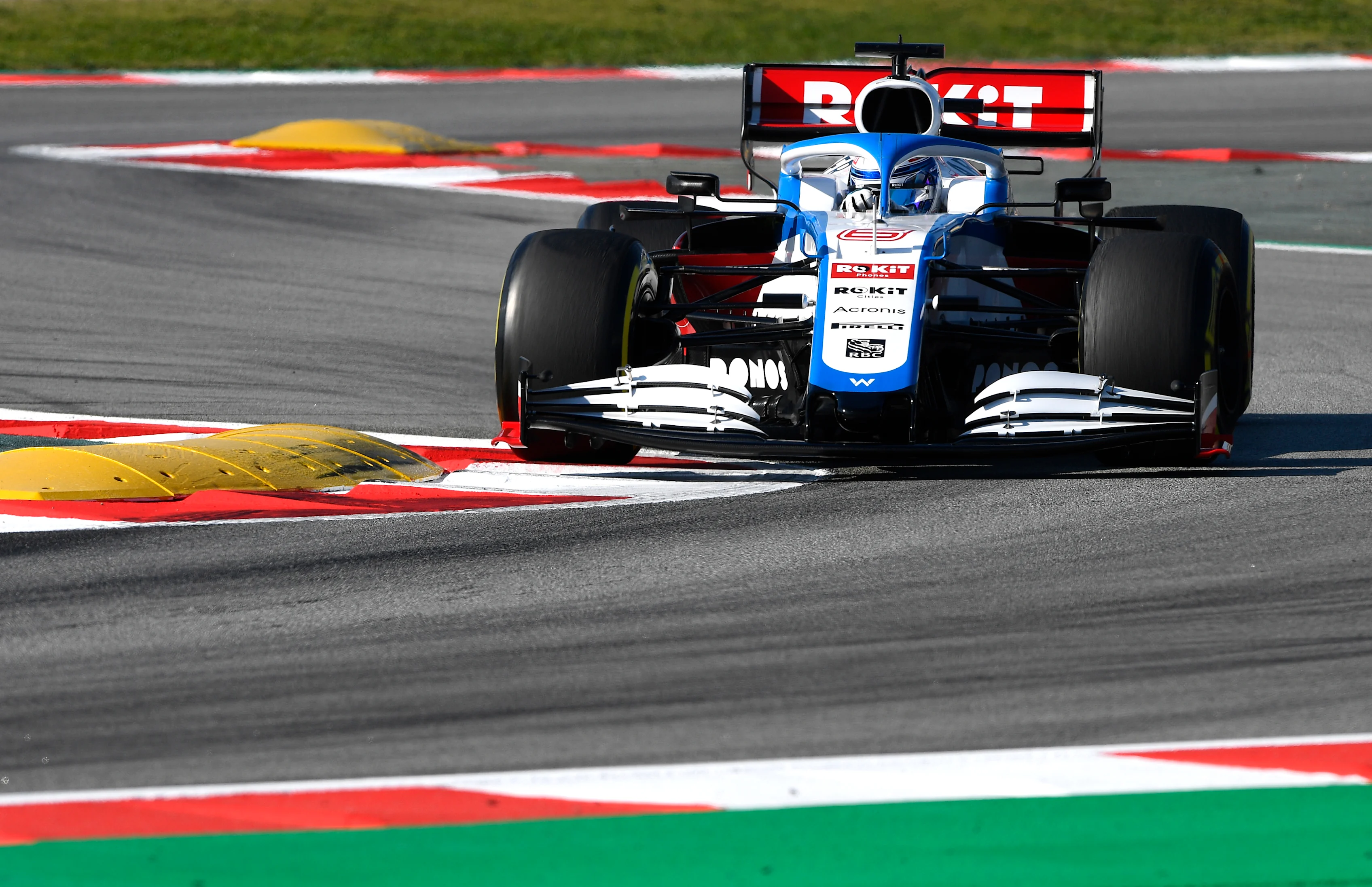BARCELONA, SPAIN - FEBRUARY 21: Nicholas Latifi of Canada driving the (6) Rokit Williams Racing