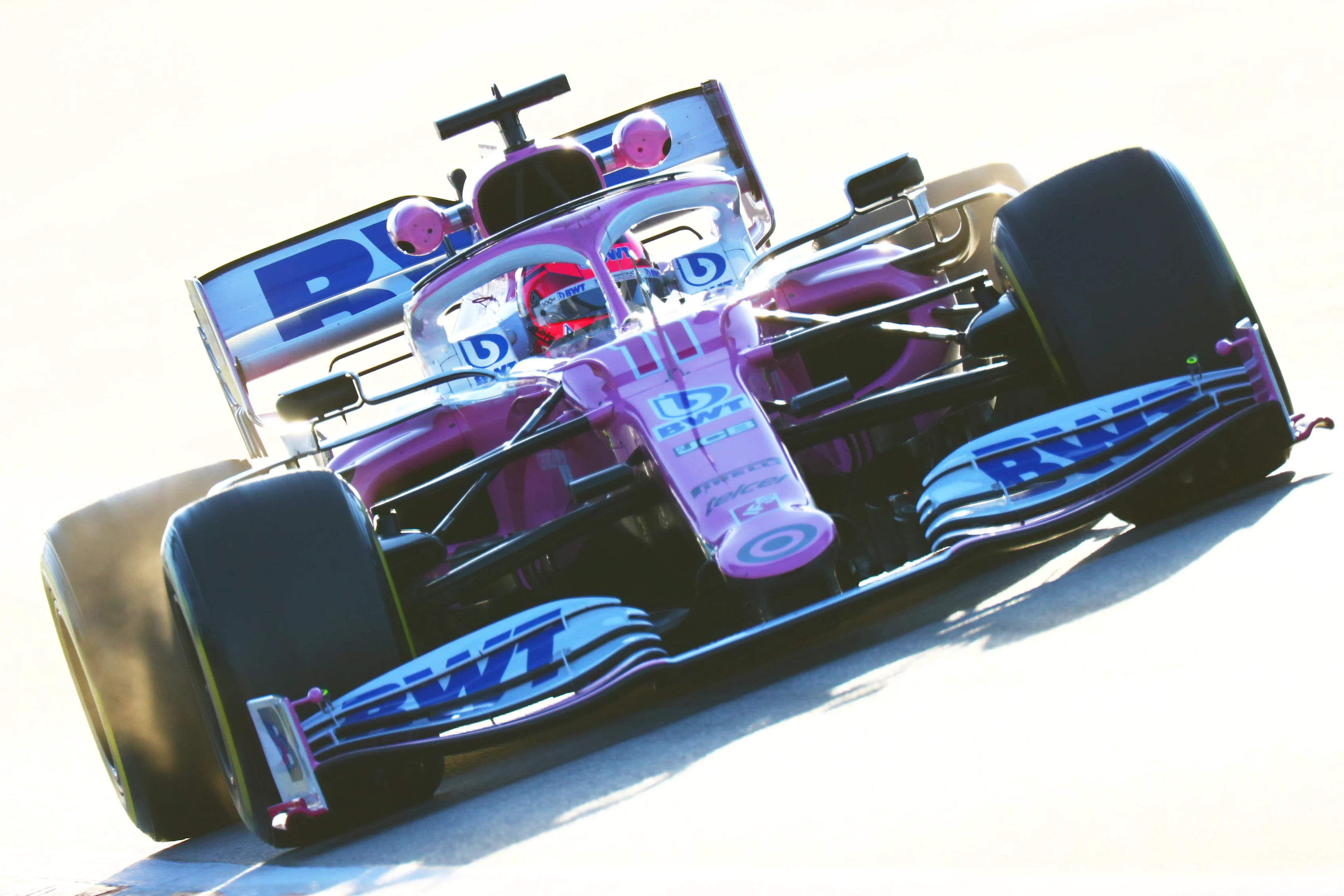 BARCELONA, SPAIN - FEBRUARY 26: Sergio Perez of Mexico driving the (11) Racing Point RP20 Mercedes