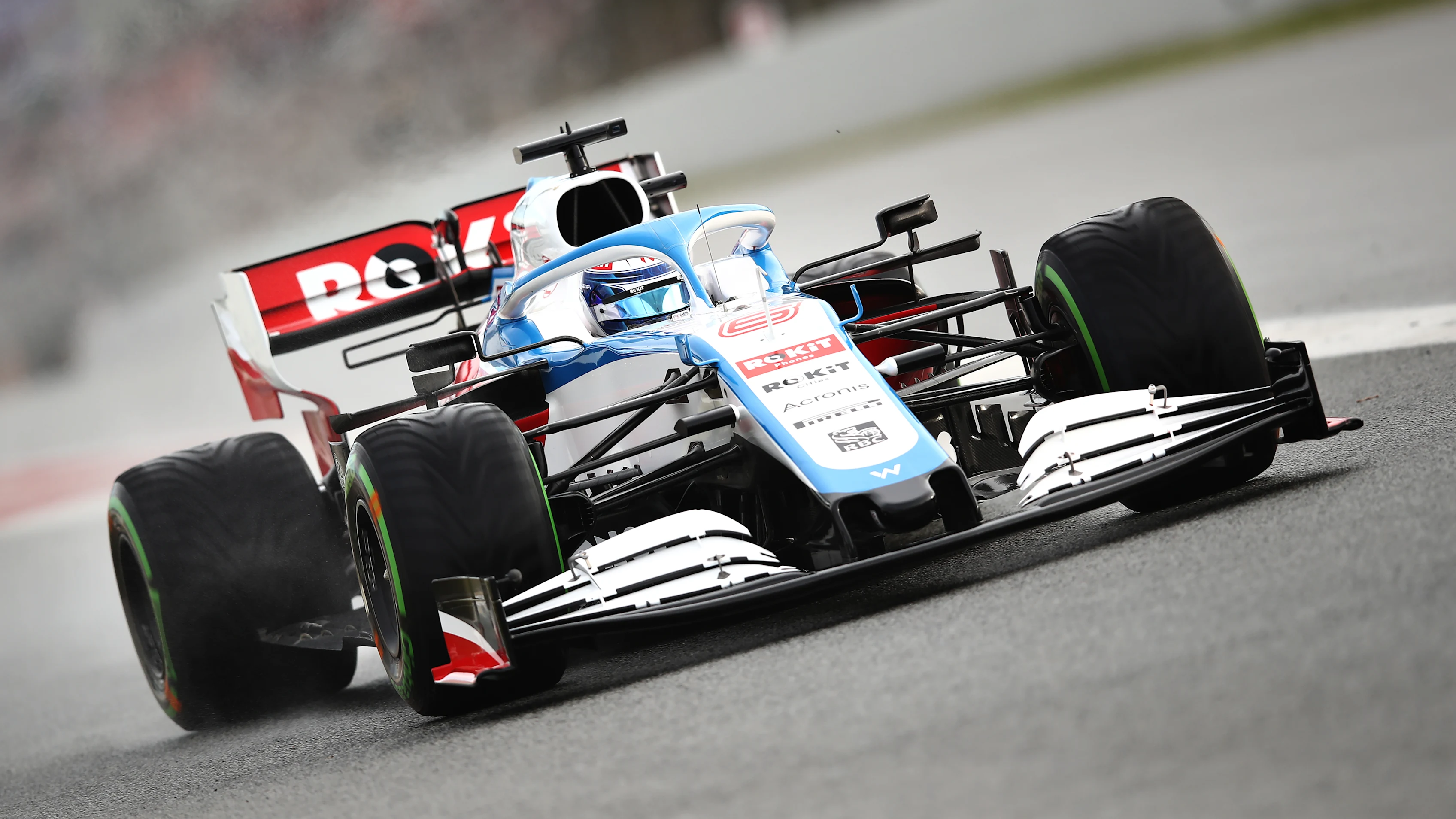 BARCELONA, SPAIN - FEBRUARY 27: Nicholas Latifi of Canada driving the (6) Rokit Williams Racing