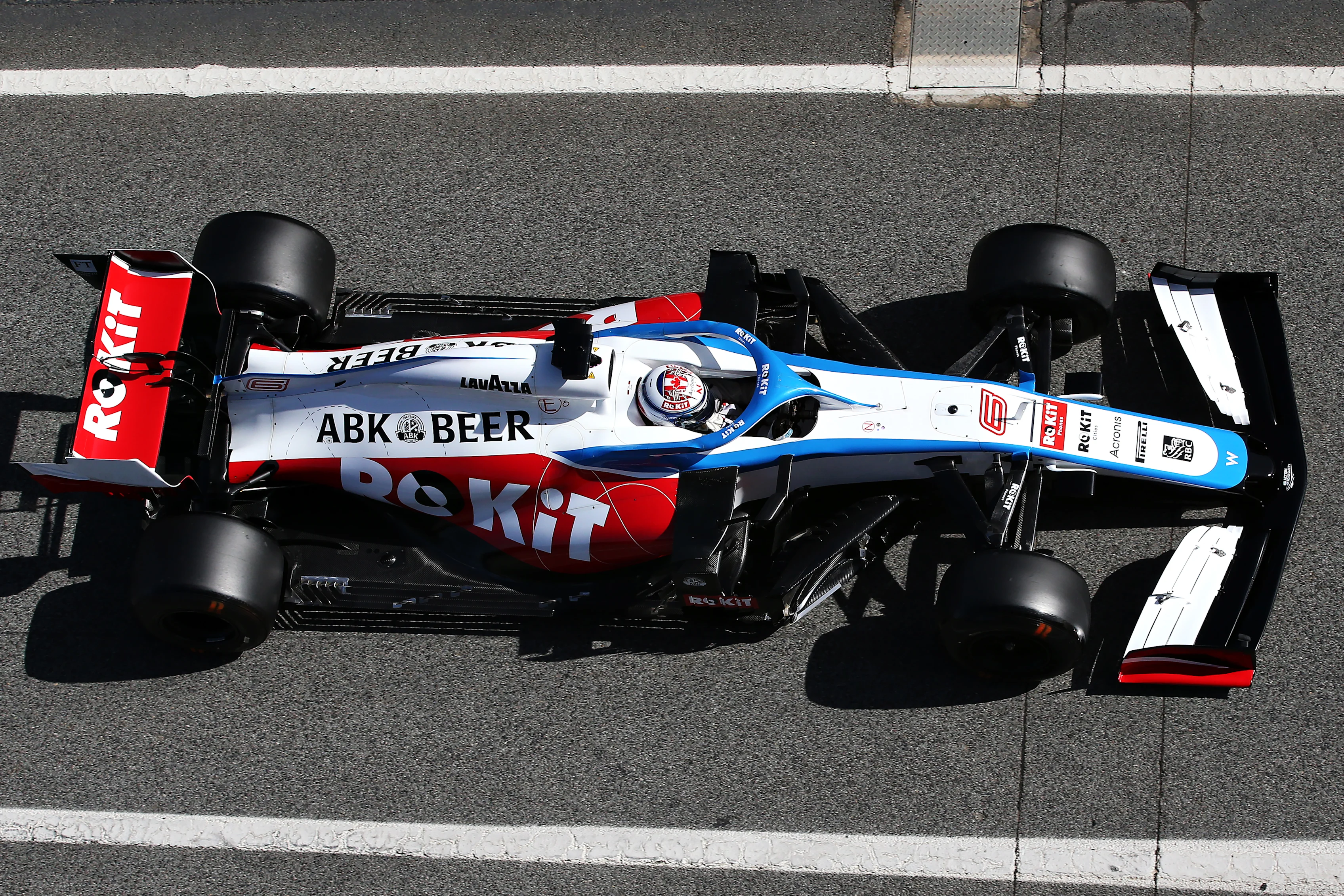 BARCELONA, SPAIN - FEBRUARY 27: Nicholas Latifi of Canada driving the (6) Rokit Williams Racing