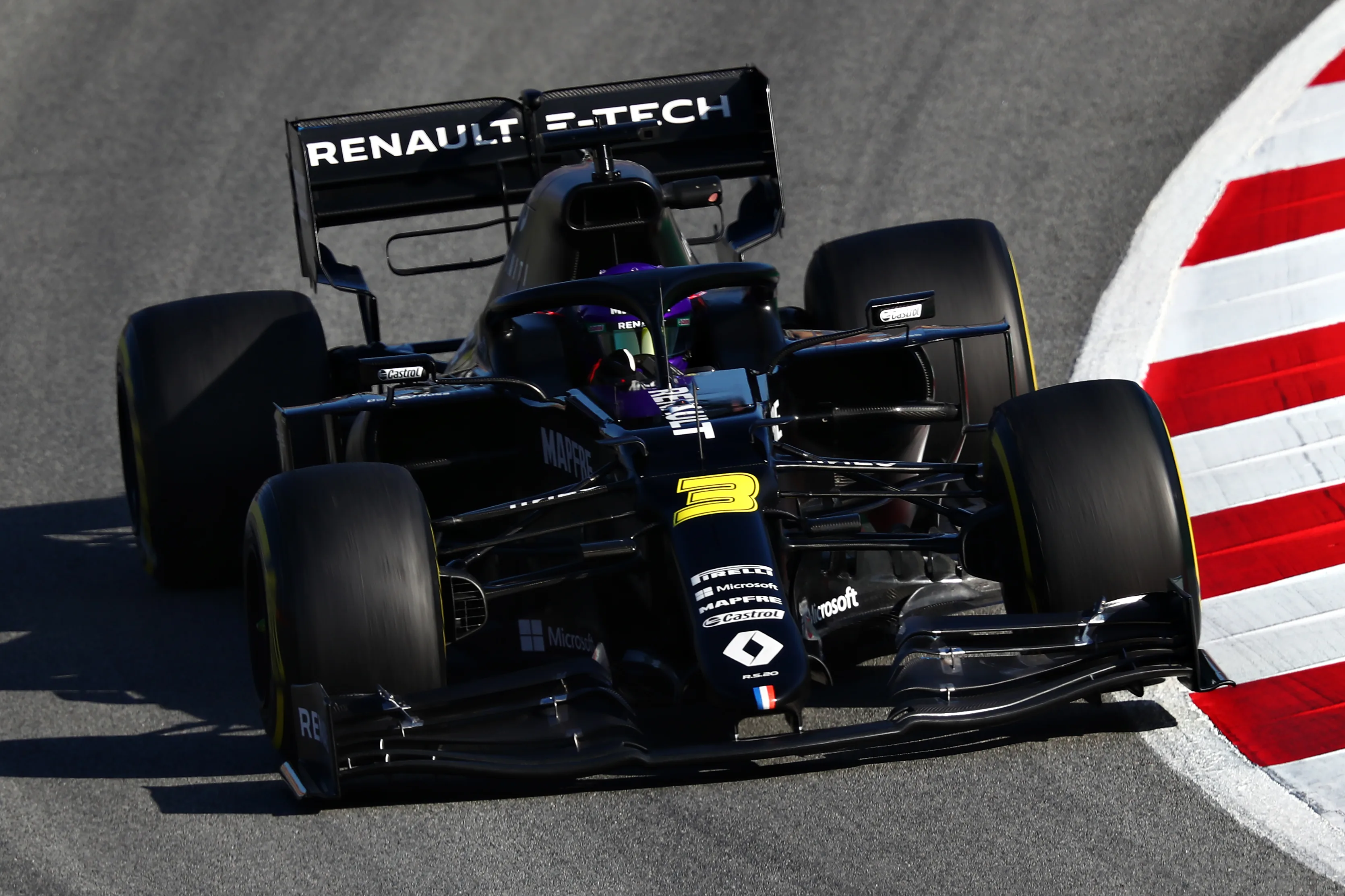 BARCELONA, SPAIN - FEBRUARY 27: Daniel Ricciardo of Australia driving the (3) Renault Sport Formula