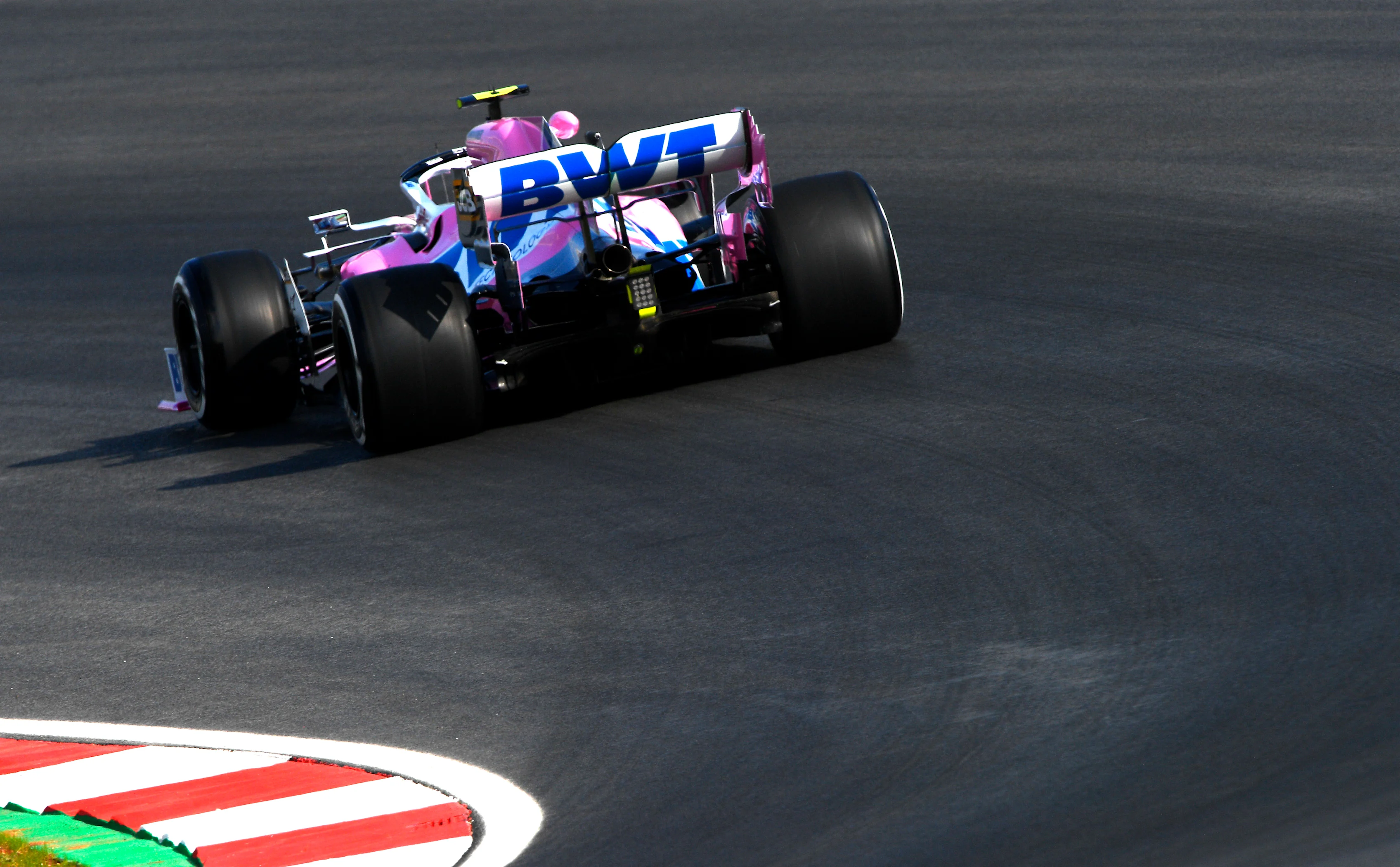 ISTANBUL, TURKEY - NOVEMBER 13: Lance Stroll of Canada driving the (18) Racing Point RP20 Mercedes on track during practice ahead of the F1 Grand Prix of Turkey at Intercity Istanbul Park on November 13, 2020 in Istanbul, Turkey. (Photo by Rudy Carezzevoli/Getty Images)