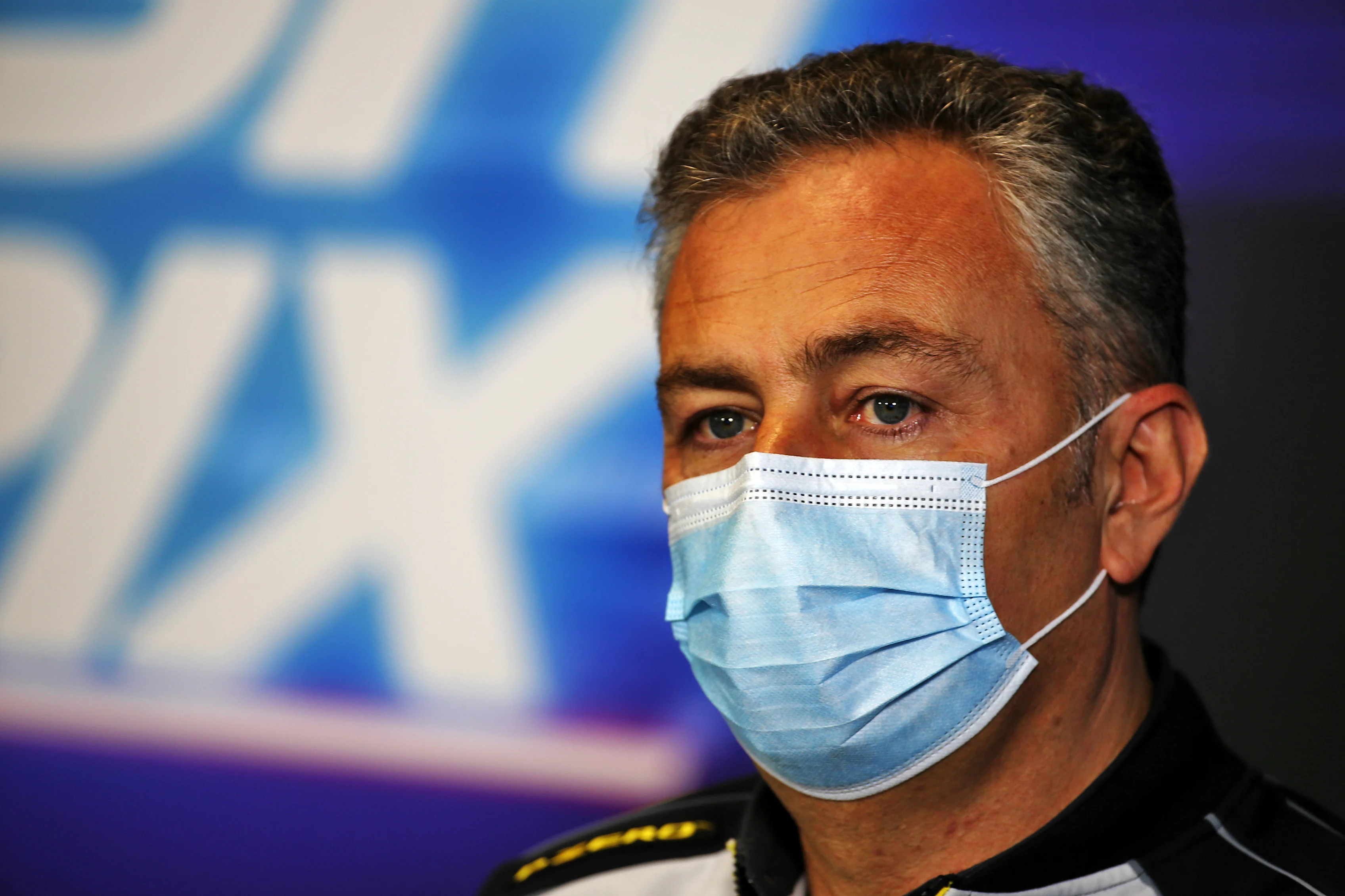 ISTANBUL, TURKEY - NOVEMBER 13: Director of Pirelli F1 Mario Isola talks in the Team Principals