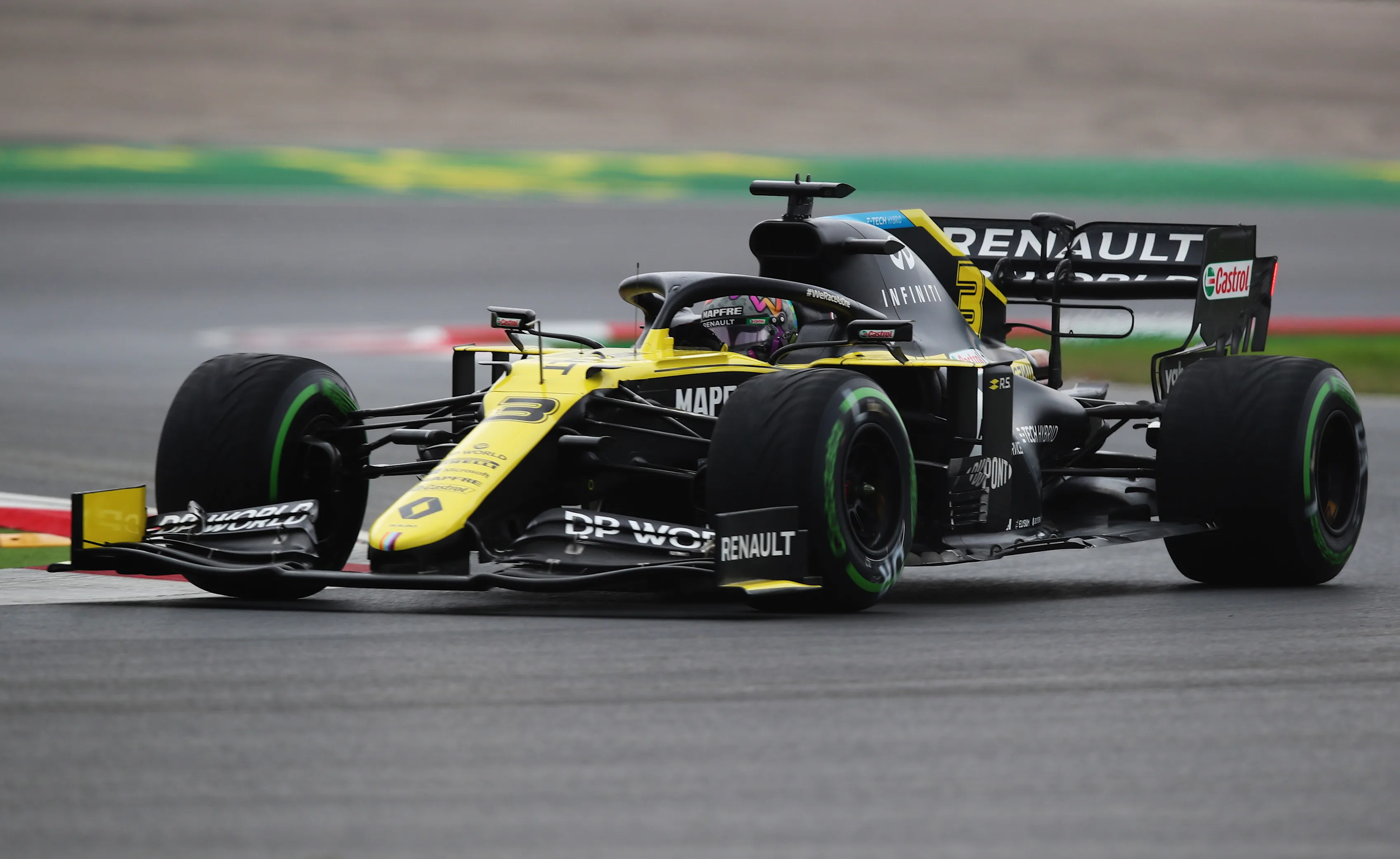 ISTANBUL, TURKEY - NOVEMBER 14: Daniel Ricciardo of Australia driving the (3) Renault Sport Formula One Team RS20 on track during final practice ahead of the F1 Grand Prix of Turkey at Intercity Istanbul Park on November 14, 2020 in Istanbul, Turkey. (Photo by Tolga Bozoglu - Pool/Getty Images)