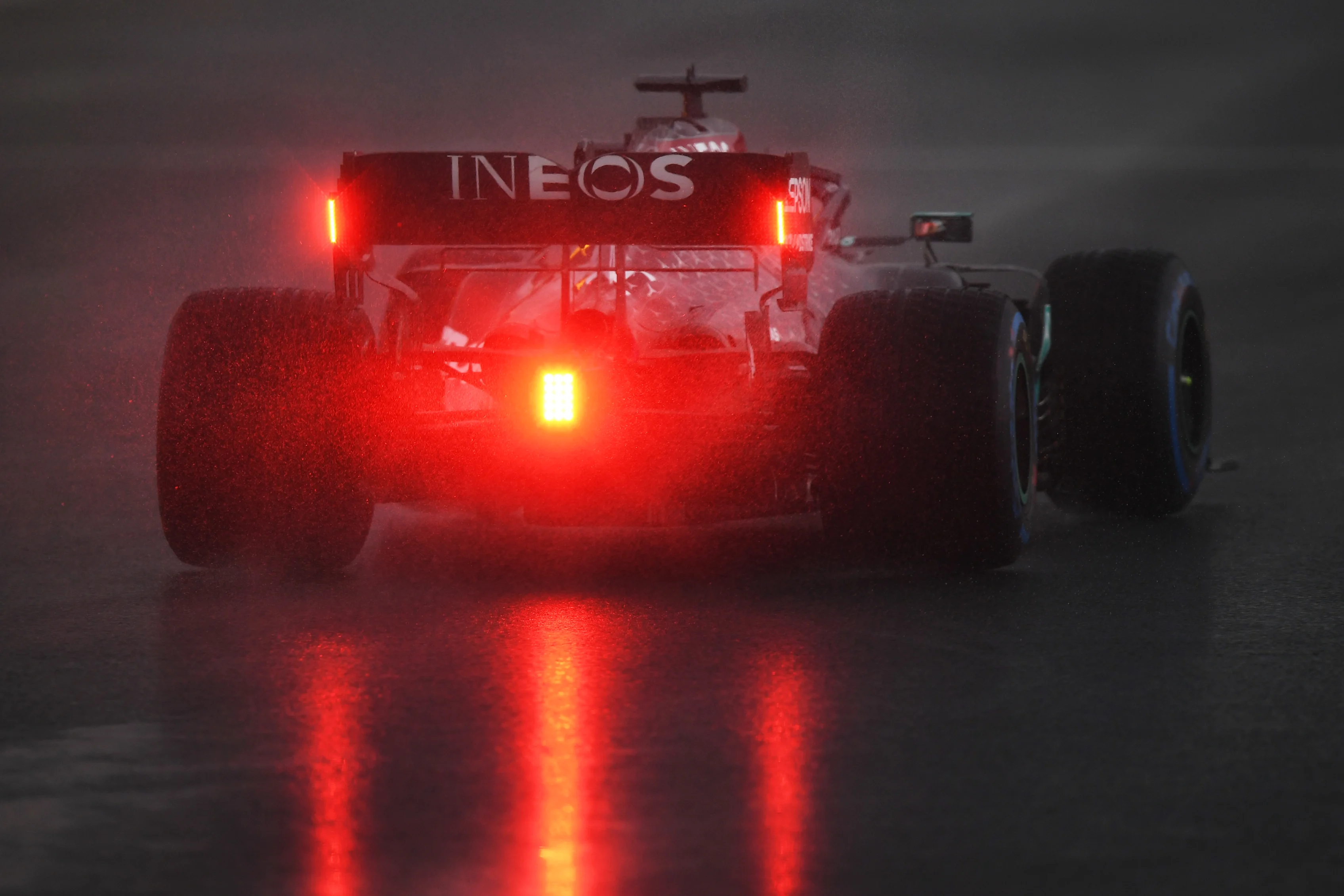 ISTANBUL, TURKEY - NOVEMBER 14: Lewis Hamilton of Great Britain driving the (44) Mercedes AMG