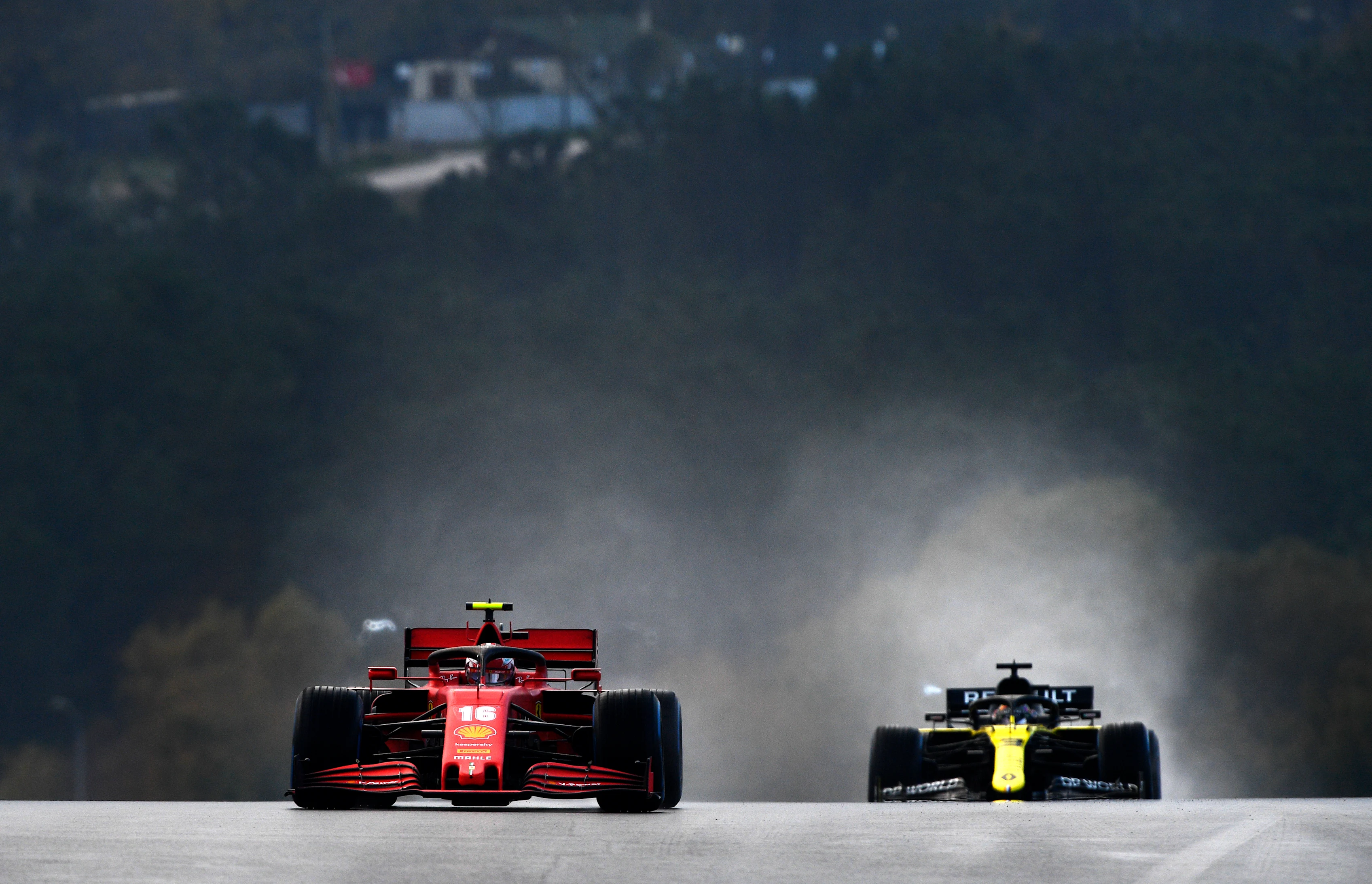 ISTANBUL, TURKEY - NOVEMBER 14: Charles Leclerc of Monaco driving the (16) Scuderia Ferrari SF1000