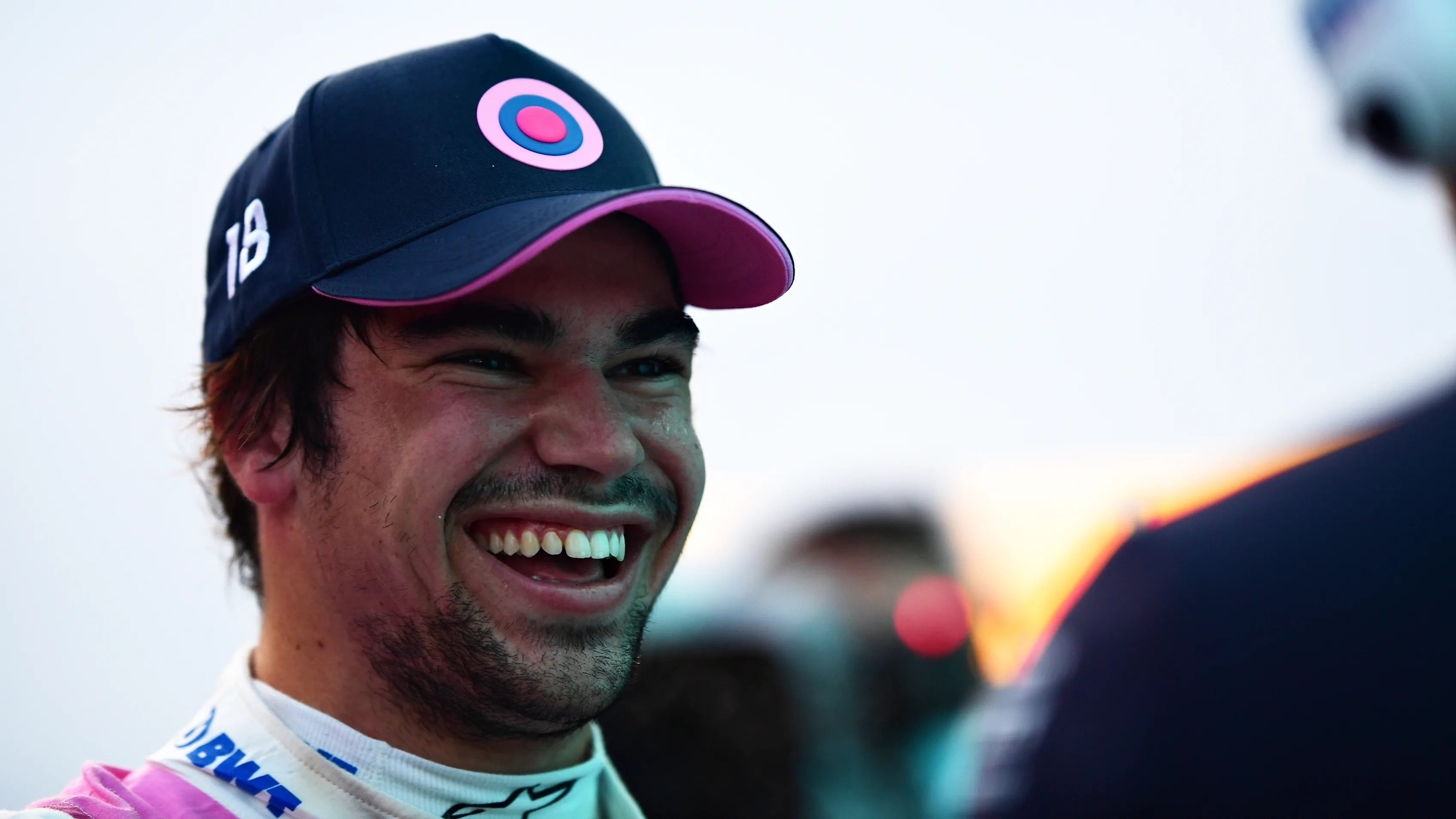 ISTANBUL, TURKEY - NOVEMBER 14: Pole position qualifier Lance Stroll of Canada and Racing Point