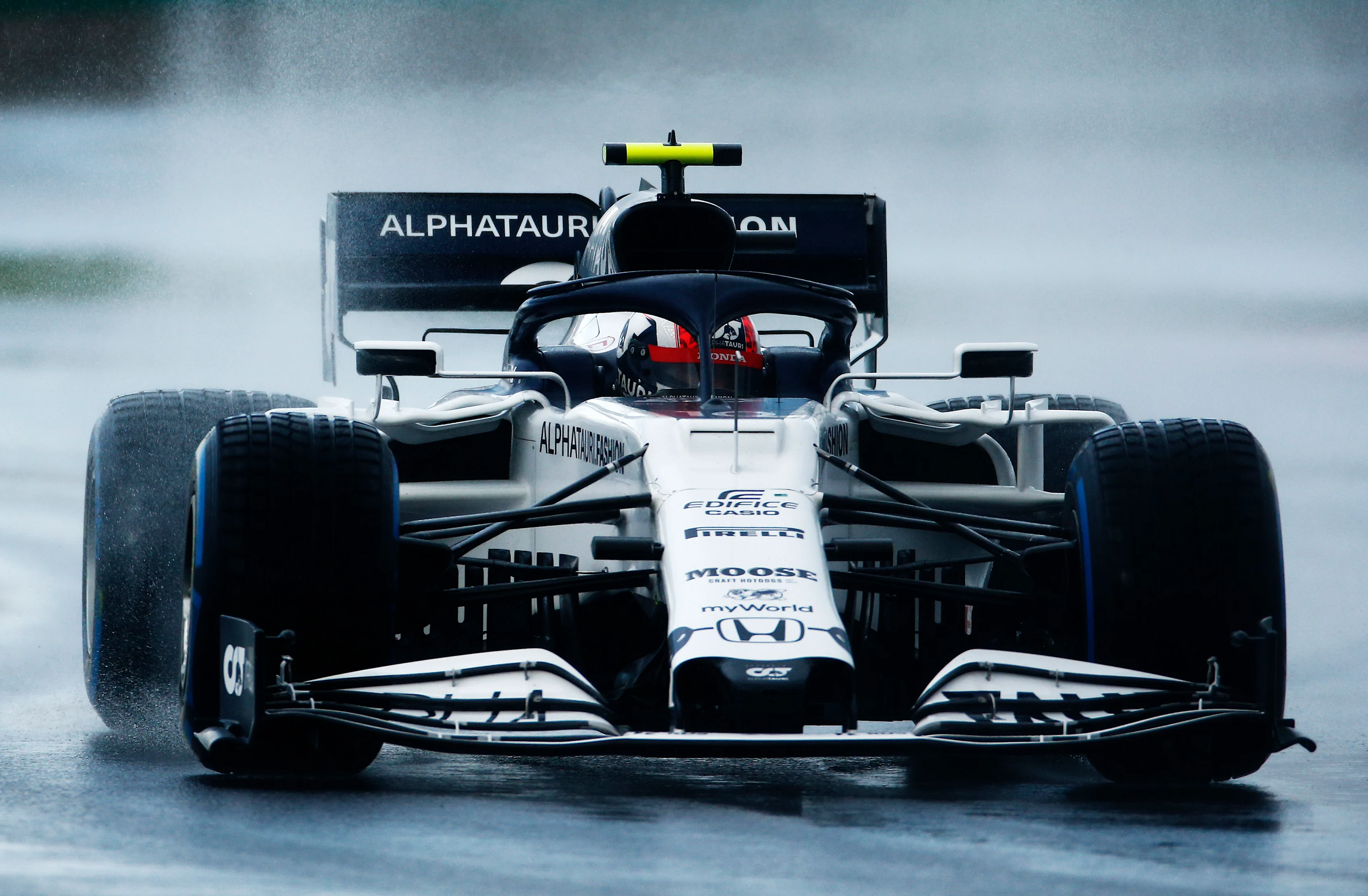 ISTANBUL, TURKEY - NOVEMBER 14: Pierre Gasly of France driving the (10) Scuderia AlphaTauri AT01