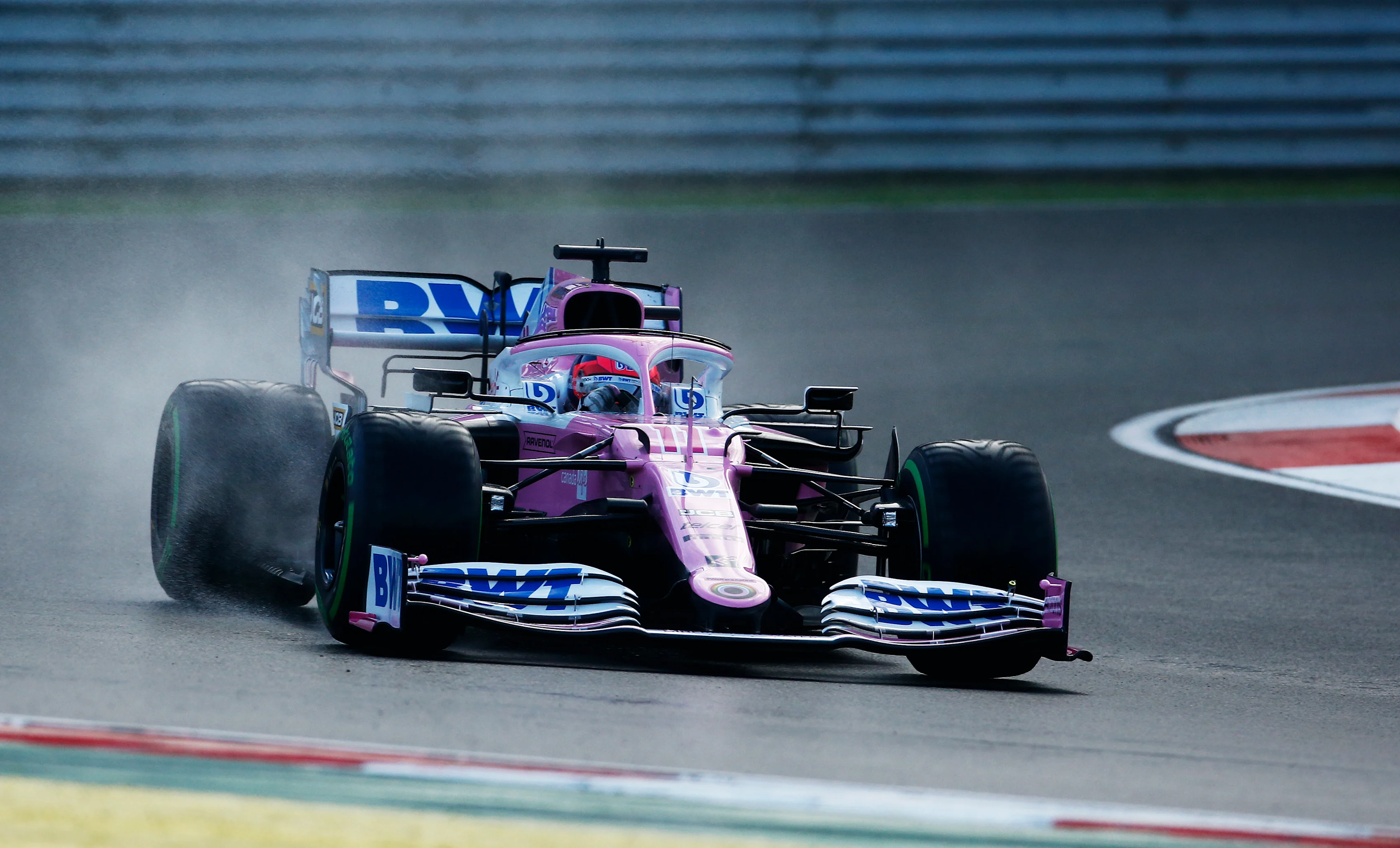 ISTANBUL, TURKEY - NOVEMBER 14: Sergio Perez of Mexico driving the (11) Racing Point RP20 Mercedes