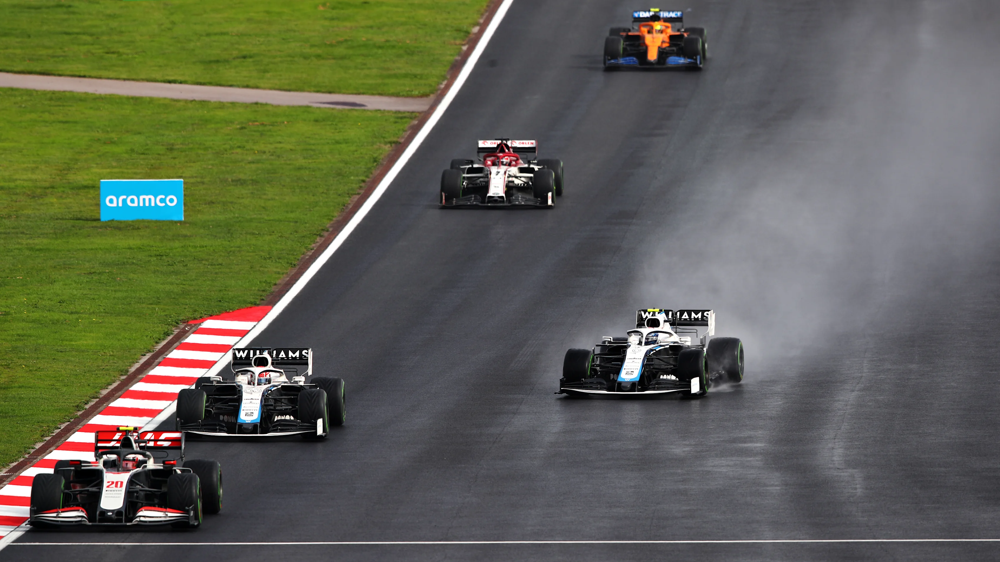 ISTANBUL, TURKEY - NOVEMBER 15: Kevin Magnussen of Denmark driving the (20) Haas F1 Team VF-20