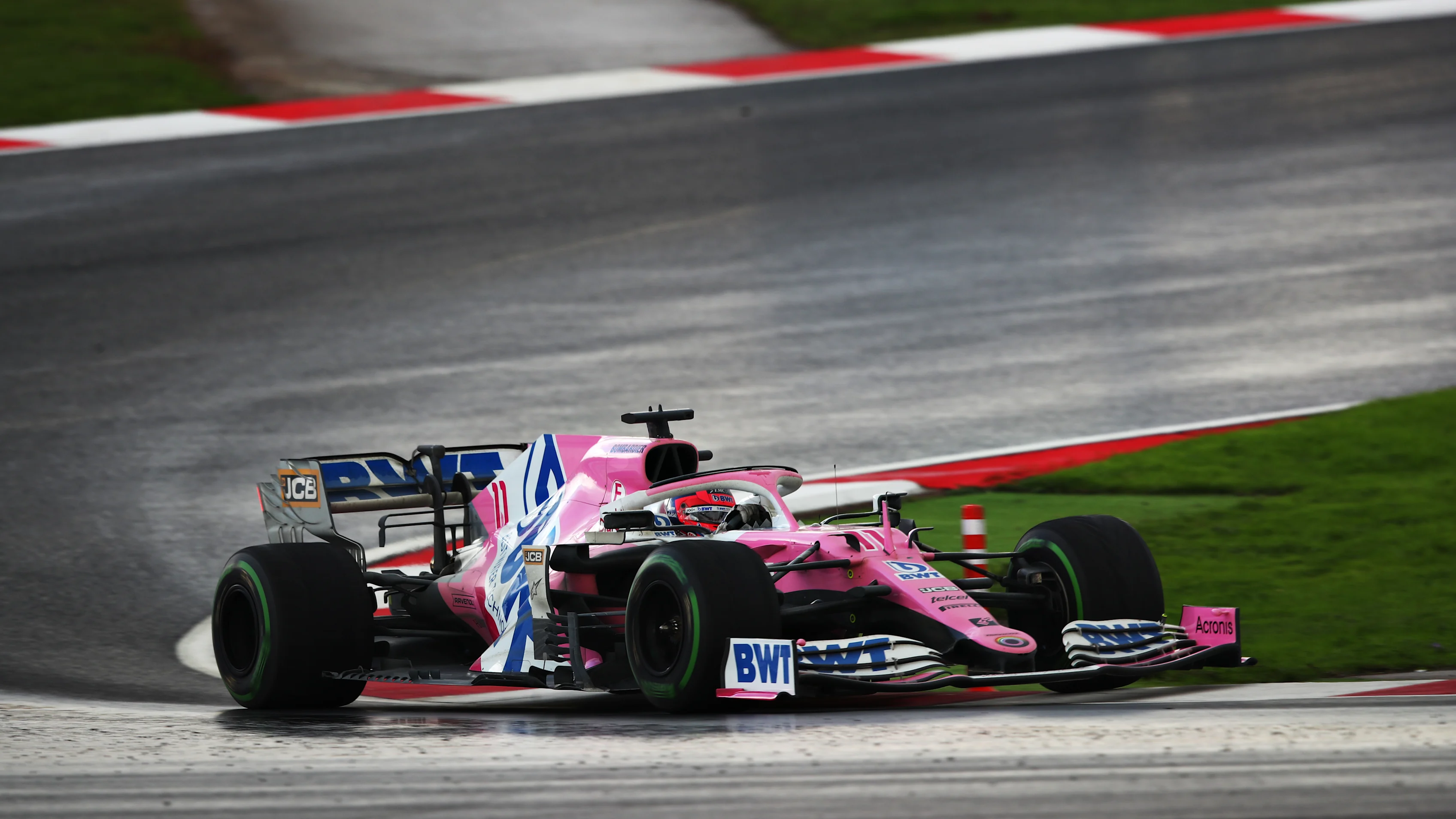 ISTANBUL, TURKEY - NOVEMBER 15: Sergio Perez of Mexico driving the (11) Racing Point RP20 Mercedes