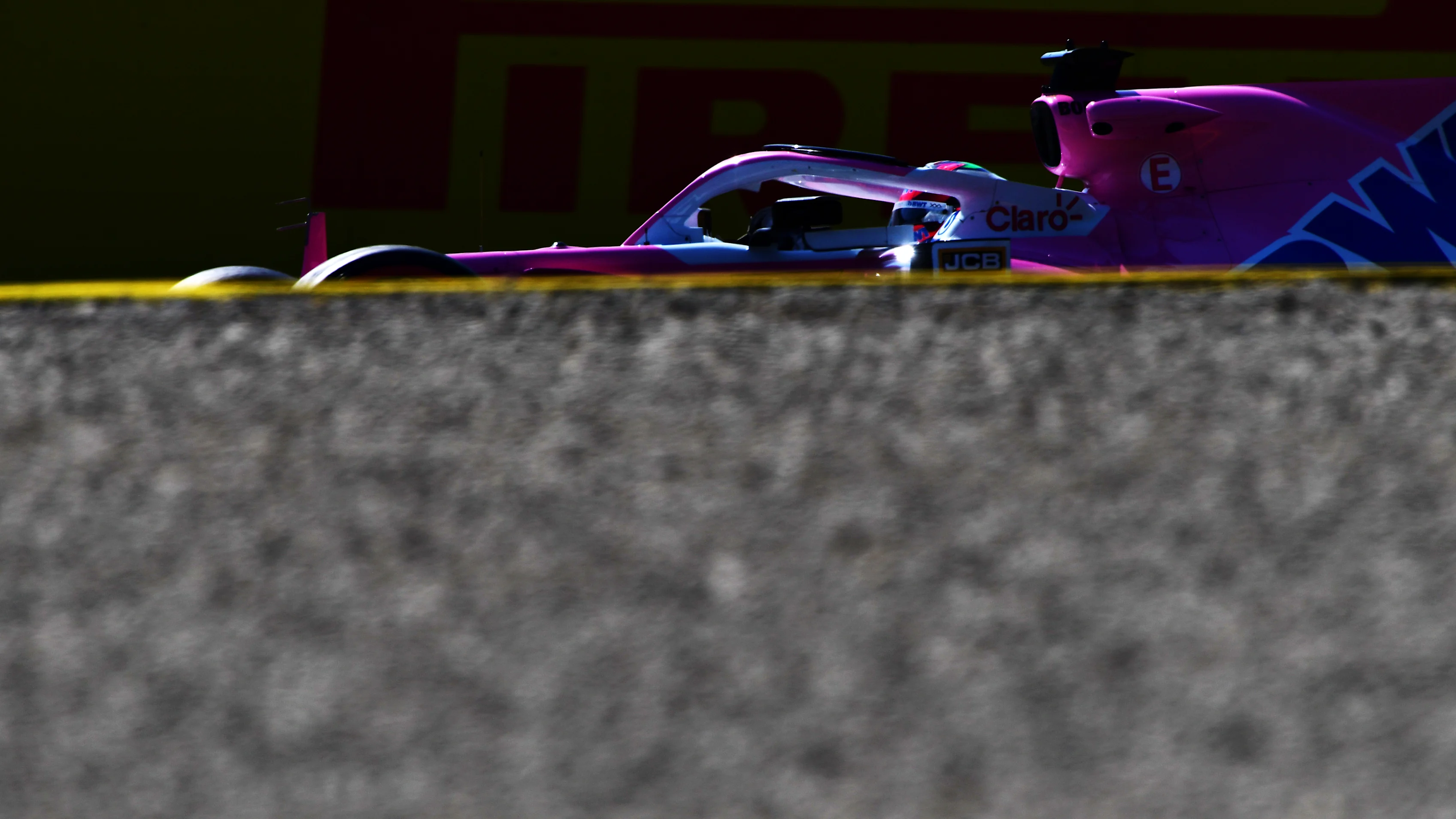 SCARPERIA, ITALY - SEPTEMBER 11: Sergio Perez of Mexico driving the (11) Racing Point RP20 Mercedes during practice ahead of the F1 Grand Prix of Tuscany at Mugello Circuit on September 11, 2020 in Scarperia, Italy. (Photo by Mario Renzi - Formula 1/Formula 1 via Getty Images)