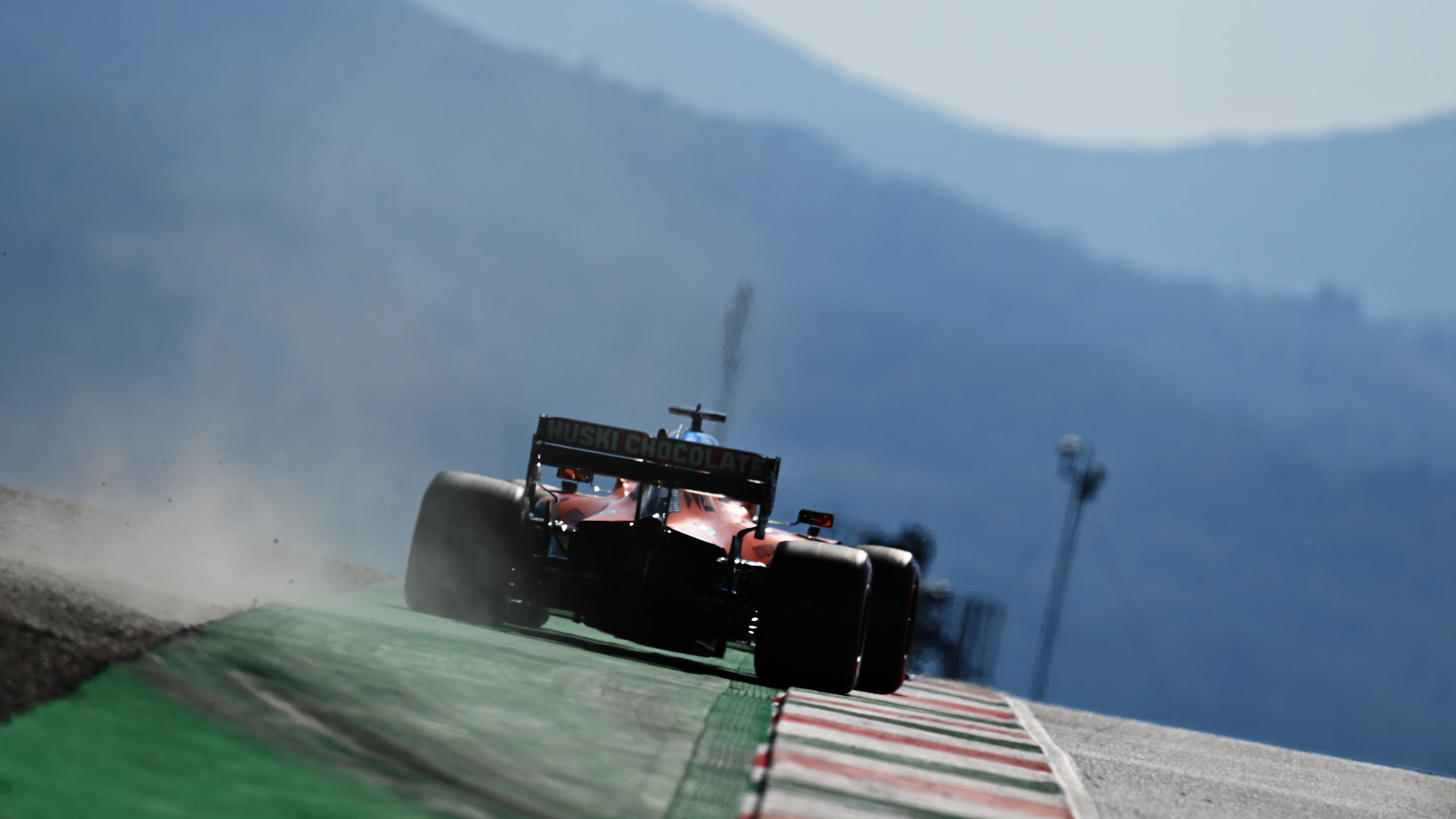 SCARPERIA, ITALY - SEPTEMBER 12: Carlos Sainz of Spain driving the (55) McLaren F1 Team MCL35 Renault on track during qualifying for the F1 Grand Prix of Tuscany at Mugello Circuit on September 12, 2020 in Scarperia, Italy. (Photo by Clive Mason - Formula 1/Formula 1 via Getty Images)