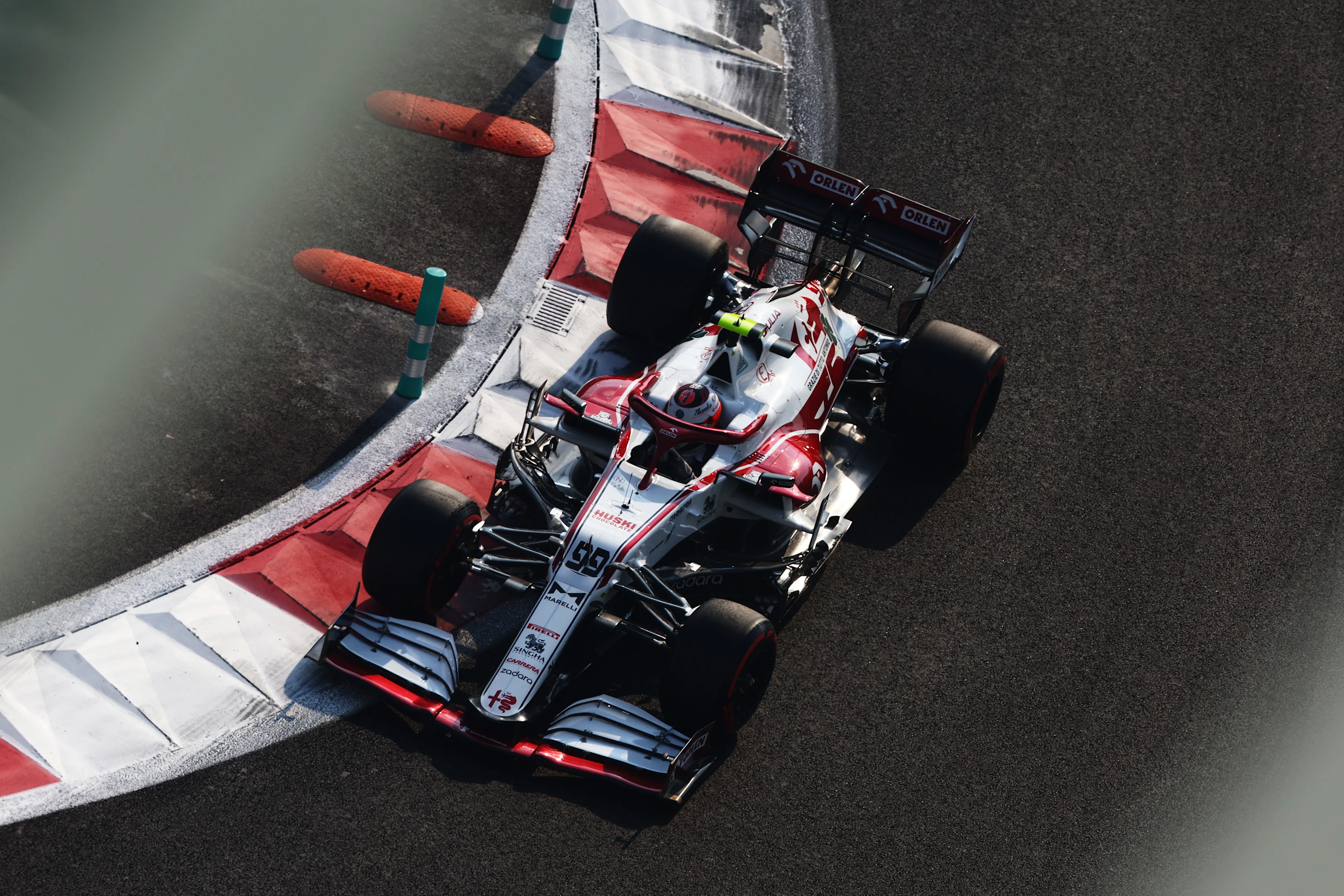 ABU DHABI, UNITED ARAB EMIRATES - DECEMBER 11: Antonio Giovinazzi of Italy driving the (99) Alfa