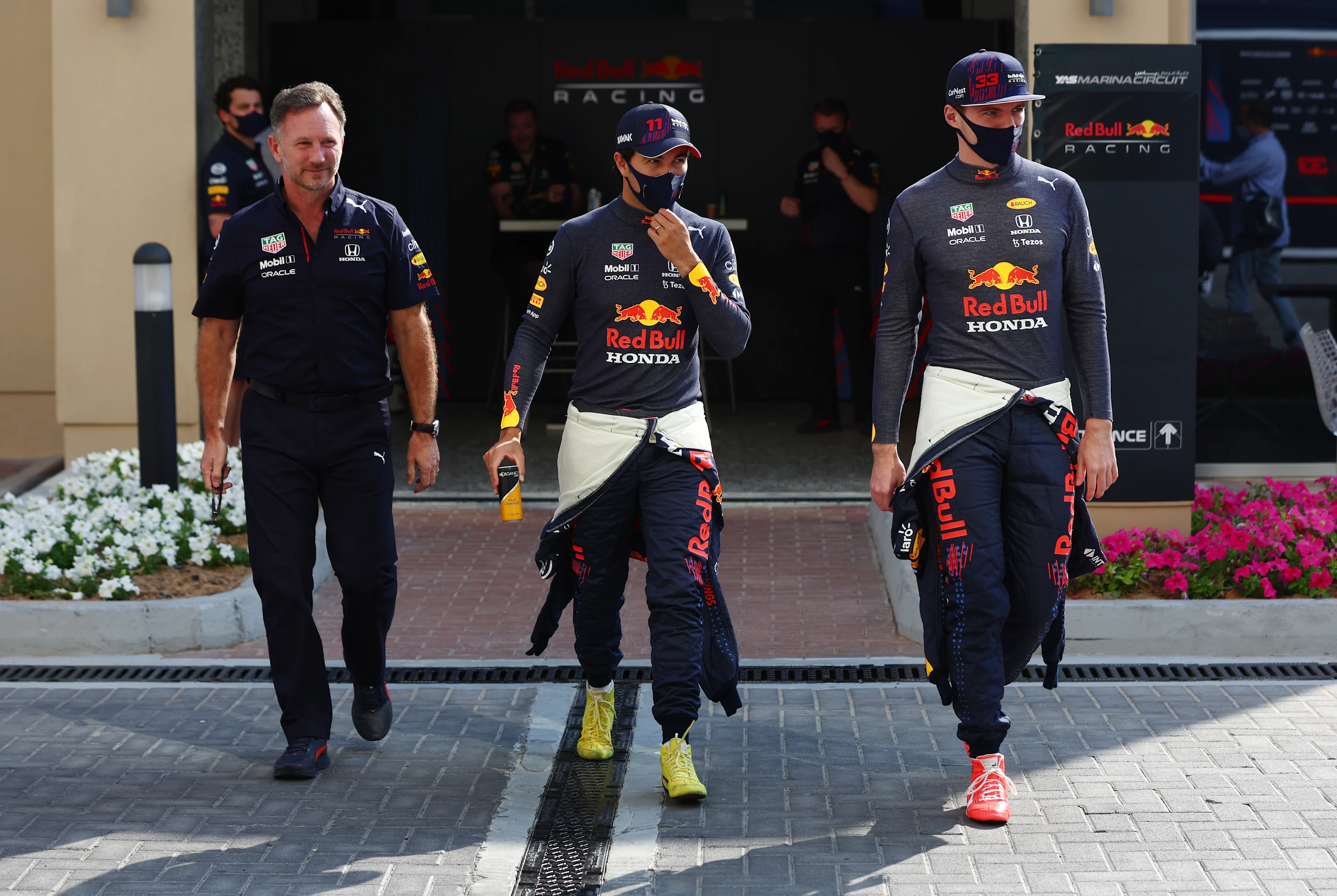 ABU DHABI, UNITED ARAB EMIRATES - DECEMBER 11: Red Bull Racing Team Principal Christian Horner,