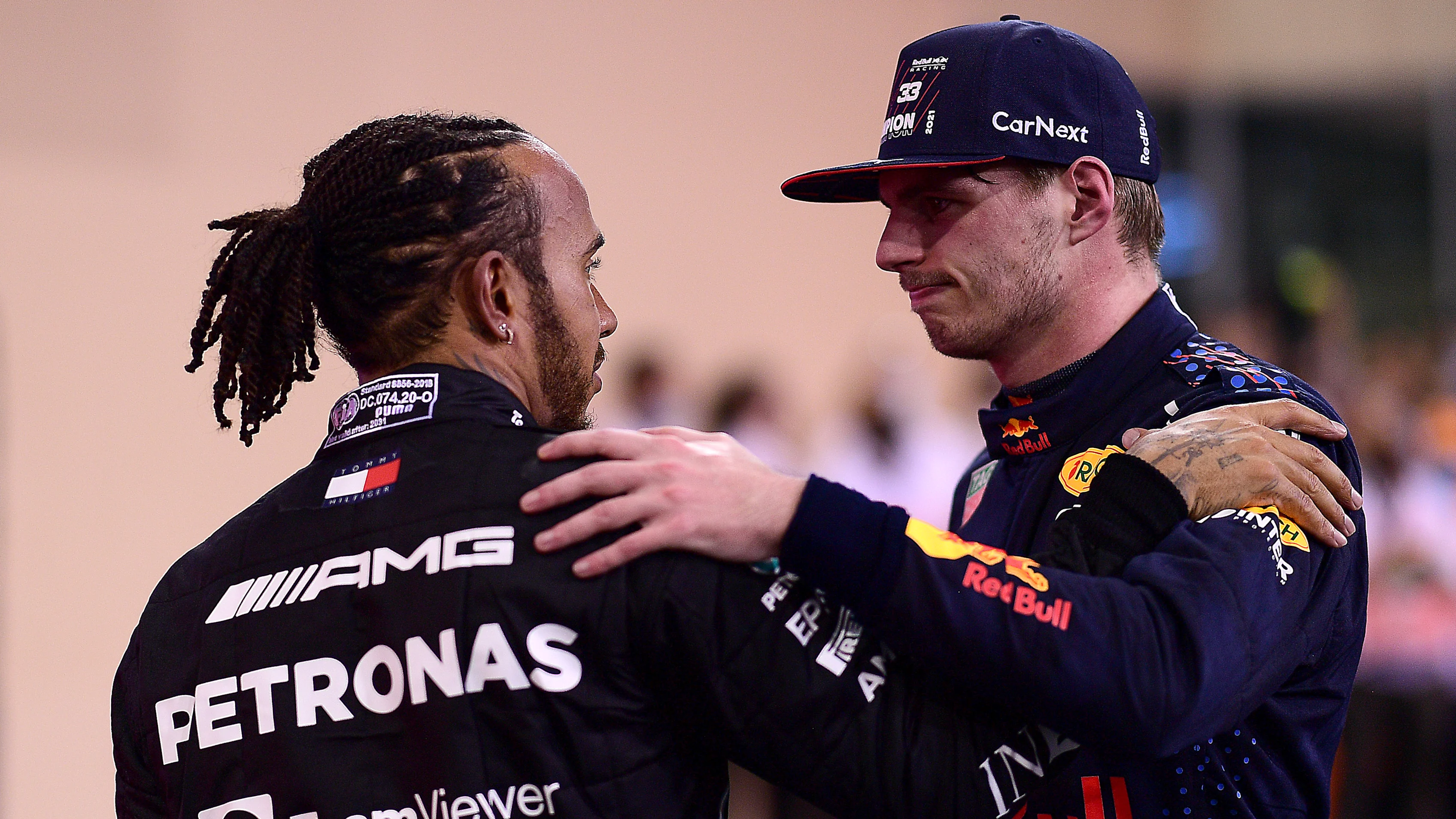 ABU DHABI, UNITED ARAB EMIRATES - DECEMBER 12: Race winner and 2021 F1 World Drivers Champion Max
