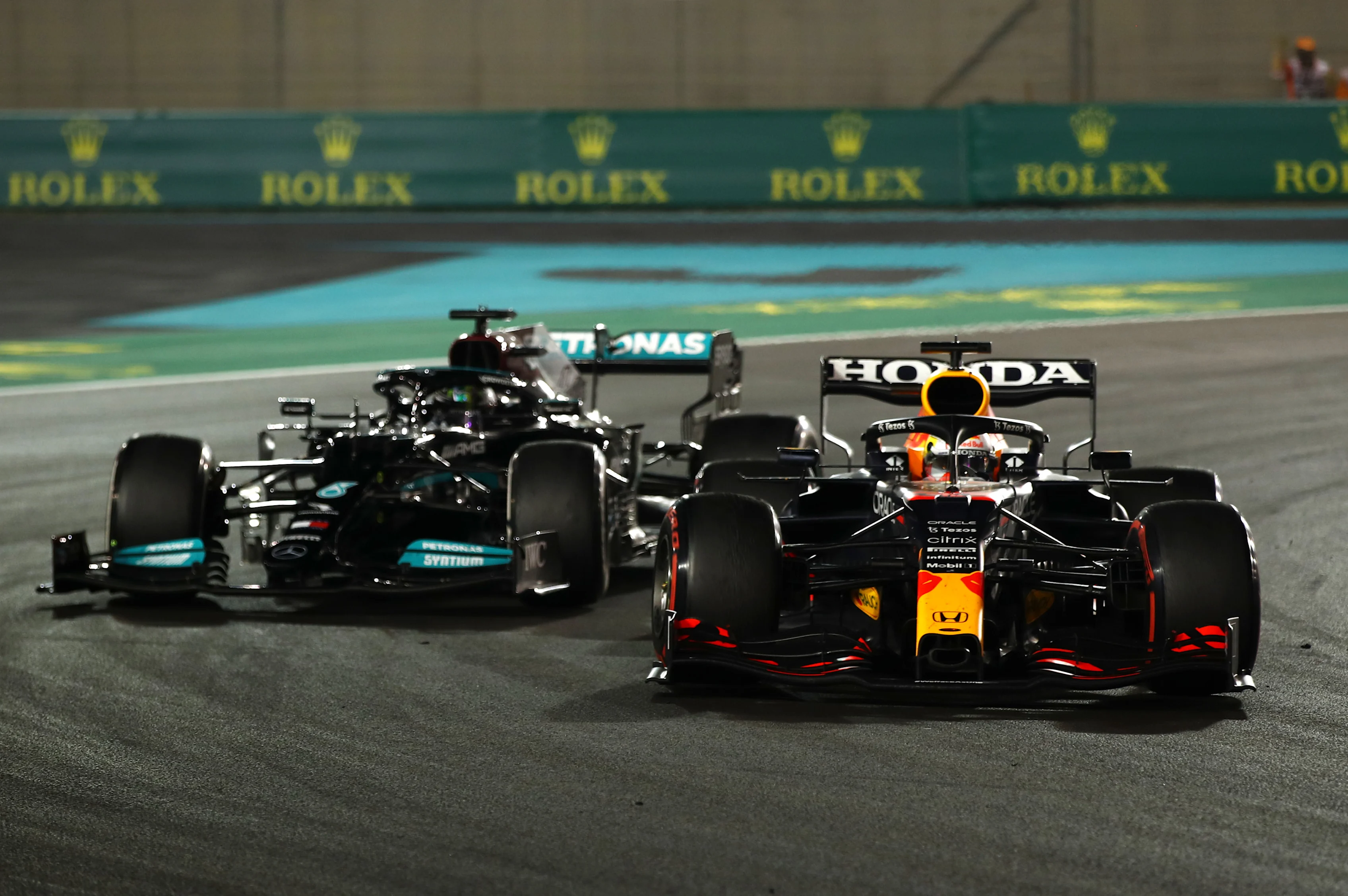 ABU DHABI, UNITED ARAB EMIRATES - DECEMBER 12: Max Verstappen of the Netherlands driving the (33)