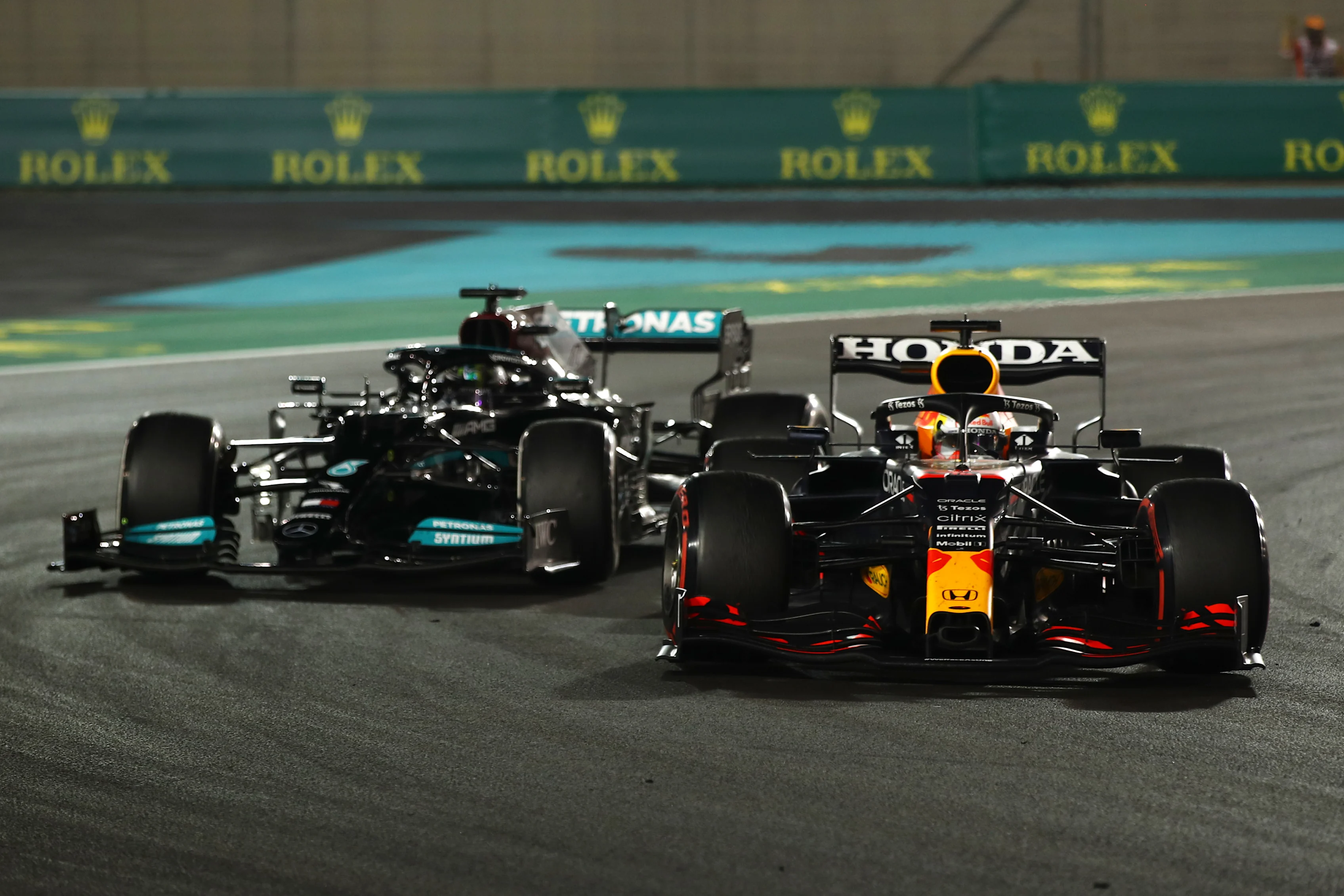 ABU DHABI, UNITED ARAB EMIRATES - DECEMBER 12: Max Verstappen of the Netherlands driving the (33)