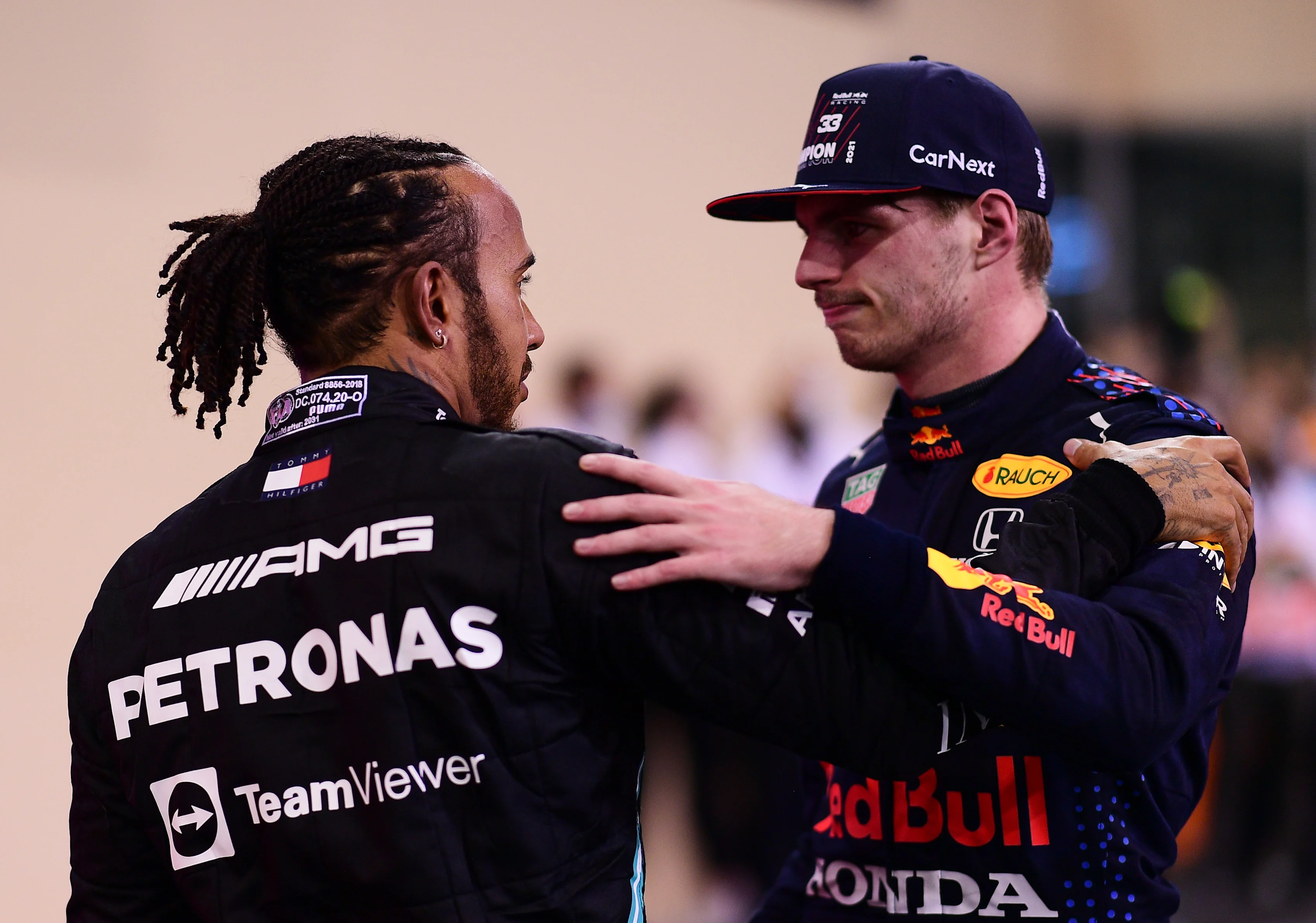 ABU DHABI, UNITED ARAB EMIRATES - DECEMBER 12: Race winner and 2021 F1 World Drivers Champion Max