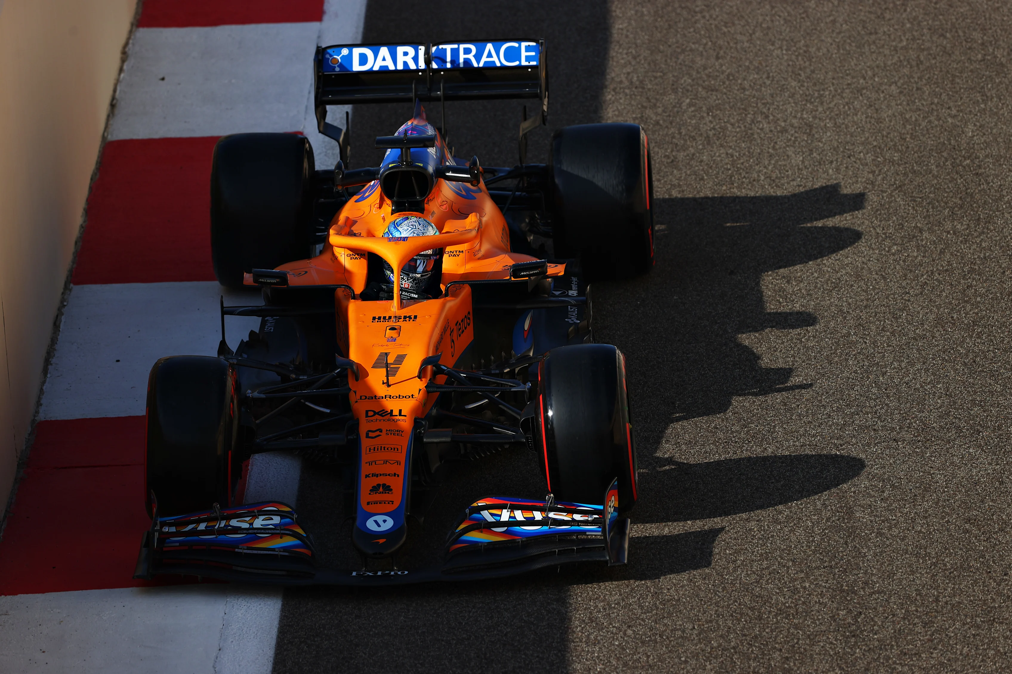 ABU DHABI, UNITED ARAB EMIRATES - DECEMBER 15: Lando Norris of Great Britain driving the (4)