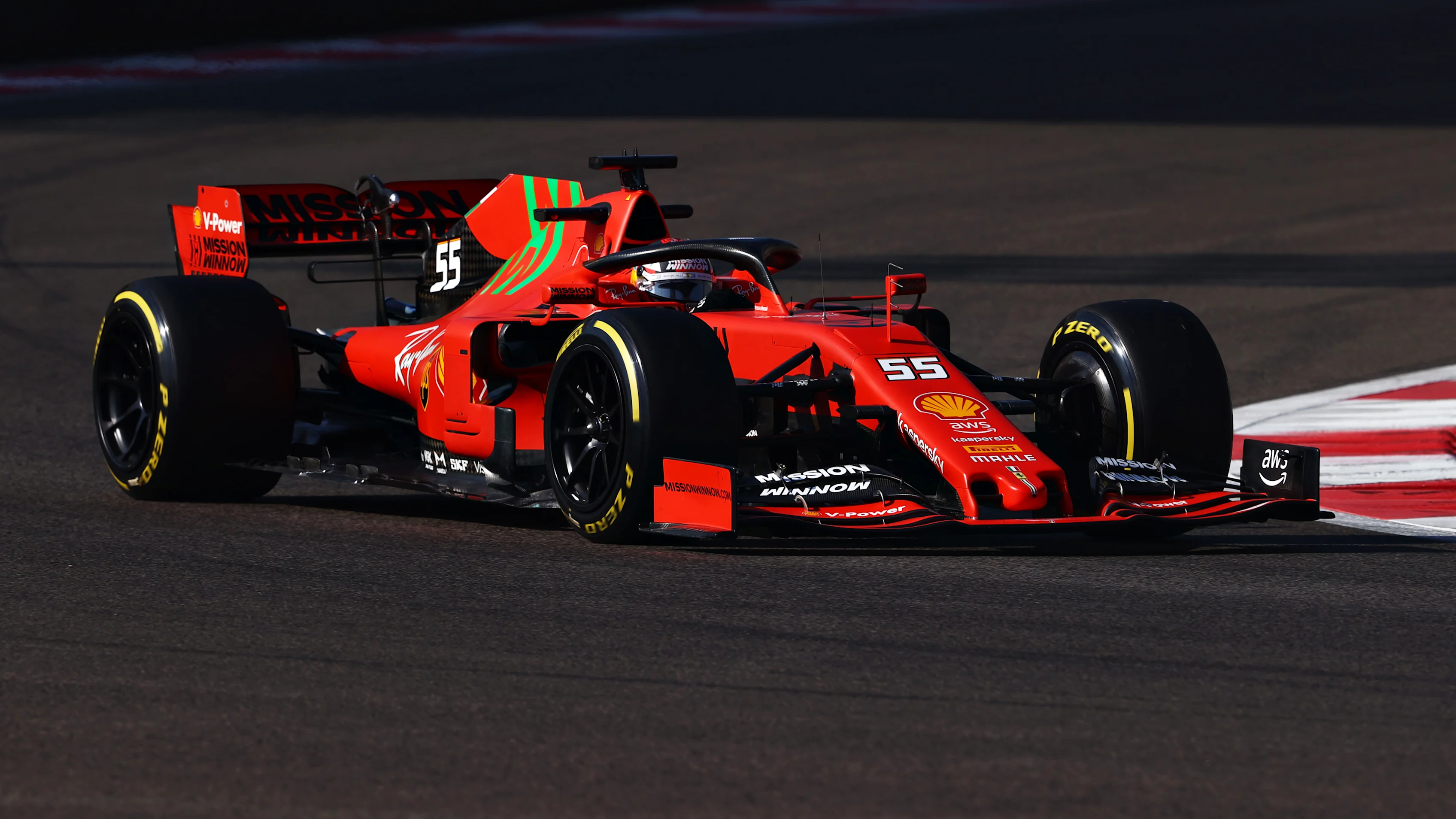 ABU DHABI, UNITED ARAB EMIRATES - DECEMBER 15: Carlos Sainz of Spain driving the (55) Scuderia
