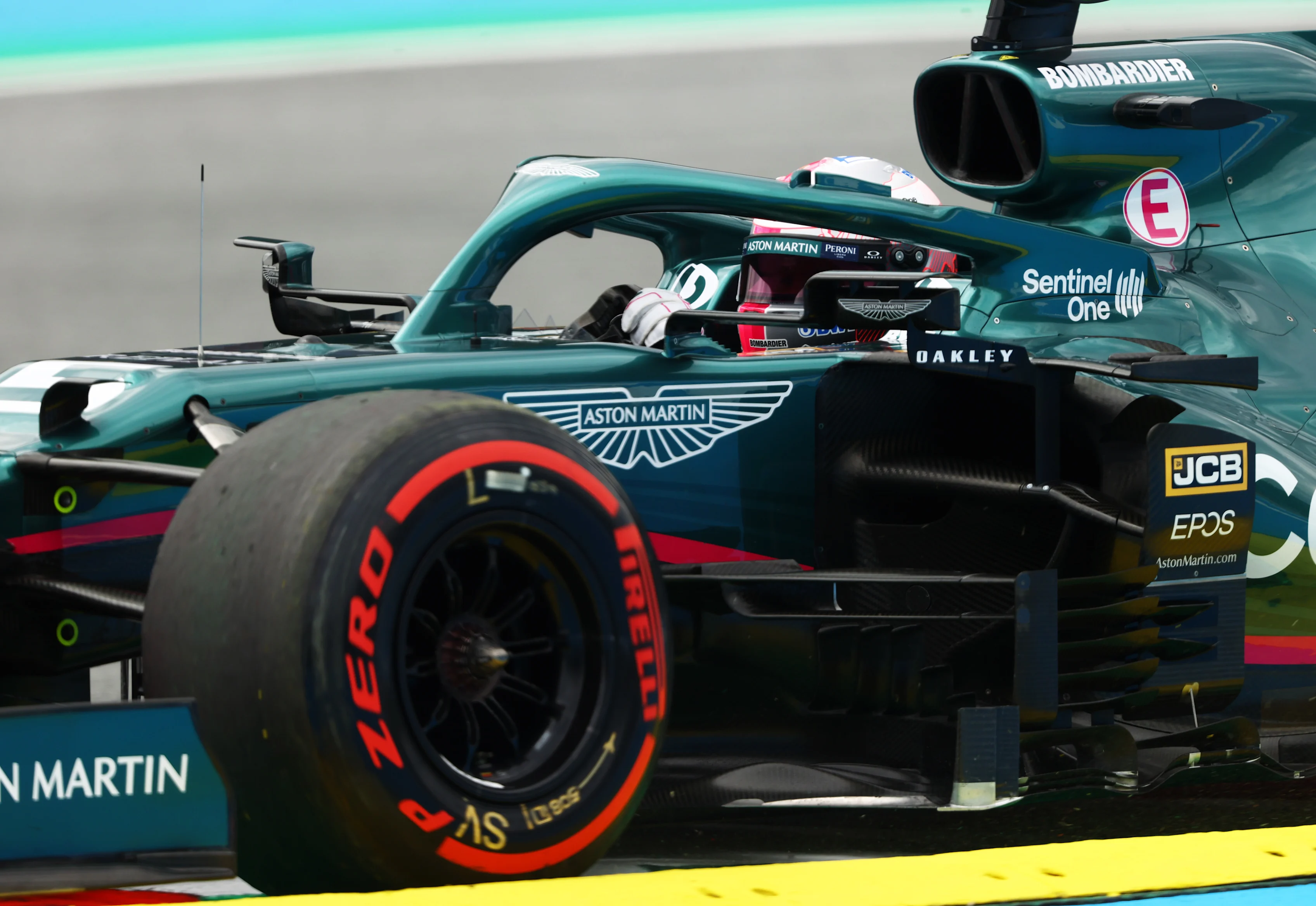 SPIELBERG, AUSTRIA - JULY 02: Sebastian Vettel of Germany driving the (5) Aston Martin AMR21 Mercedes during practice ahead of the F1 Grand Prix of Austria at Red Bull Ring on July 02, 2021 in Spielberg, Austria. (Photo by Bryn Lennon/Getty Images)