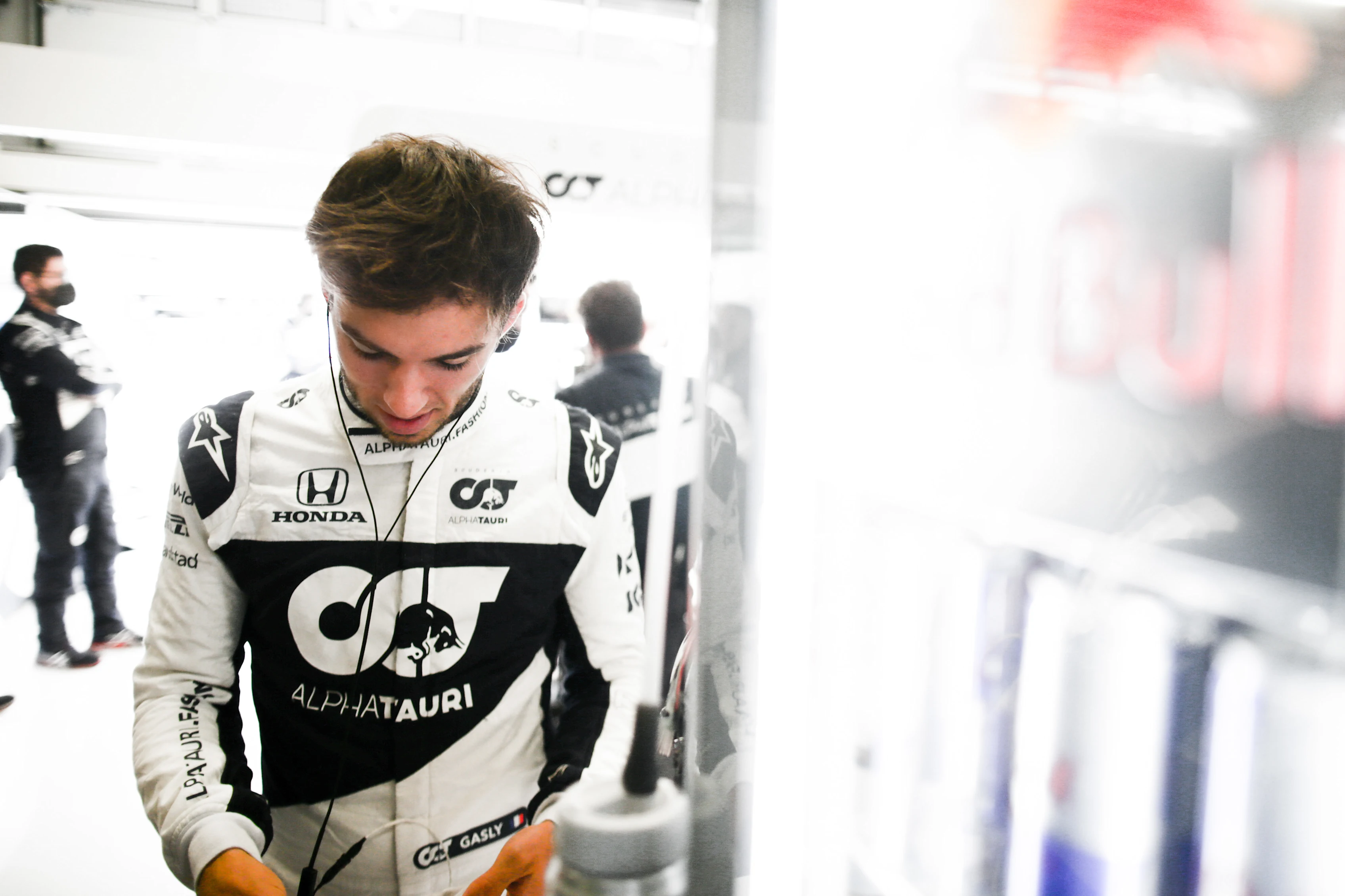 SPIELBERG, AUSTRIA - JULY 02: Pierre Gasly of Scuderia AlphaTauri and France  during practice ahead