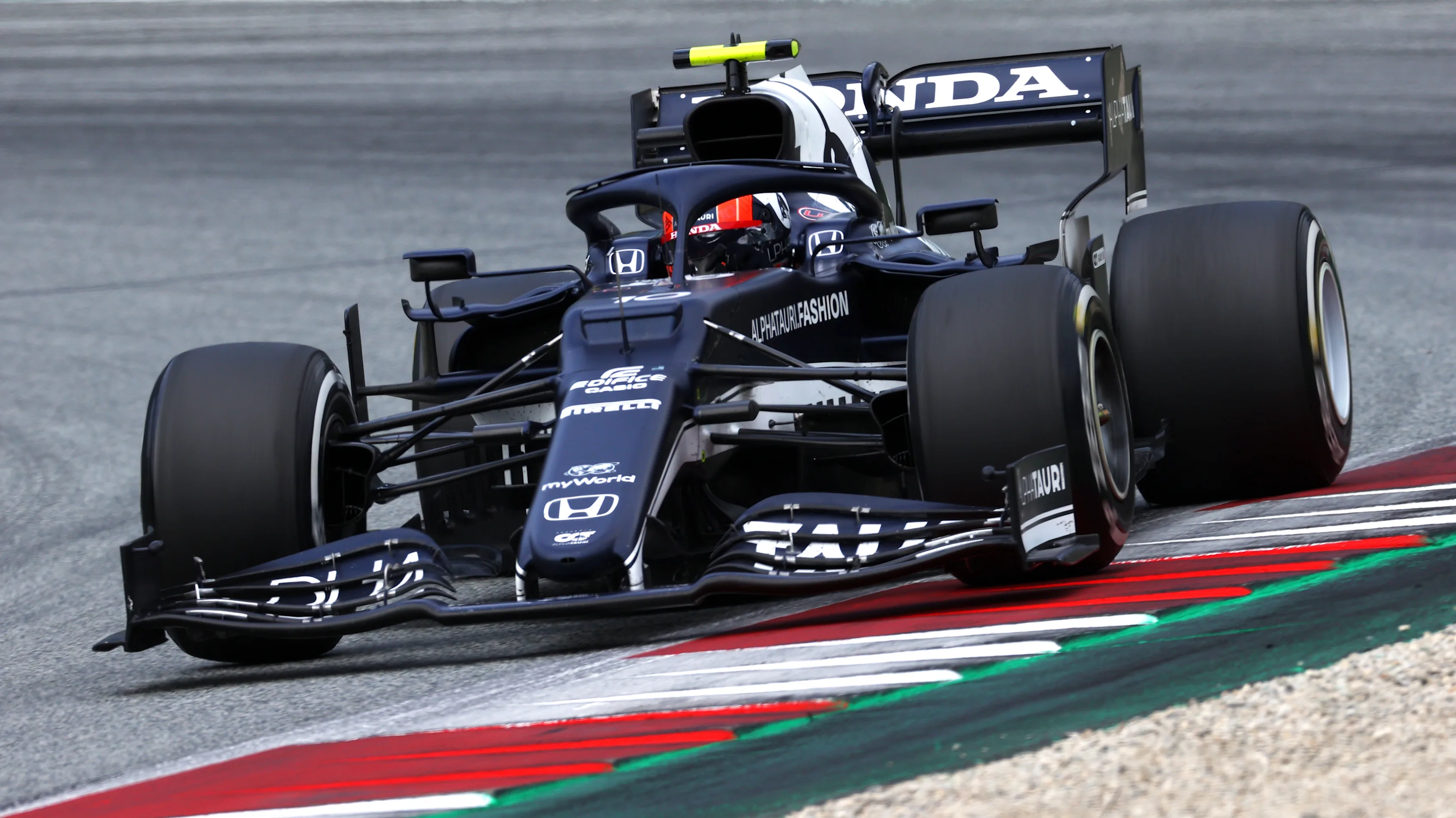 SPIELBERG, AUSTRIA - JULY 04: Pierre Gasly of France driving the (10) Scuderia AlphaTauri AT02