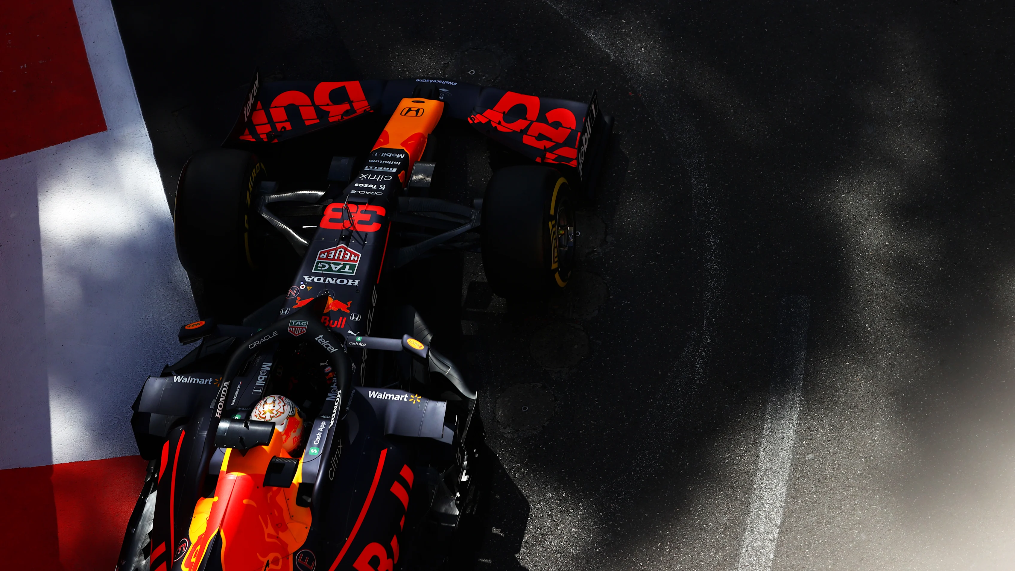 BAKU, AZERBAIJAN - JUNE 04: Max Verstappen of the Netherlands driving the (33) Red Bull Racing