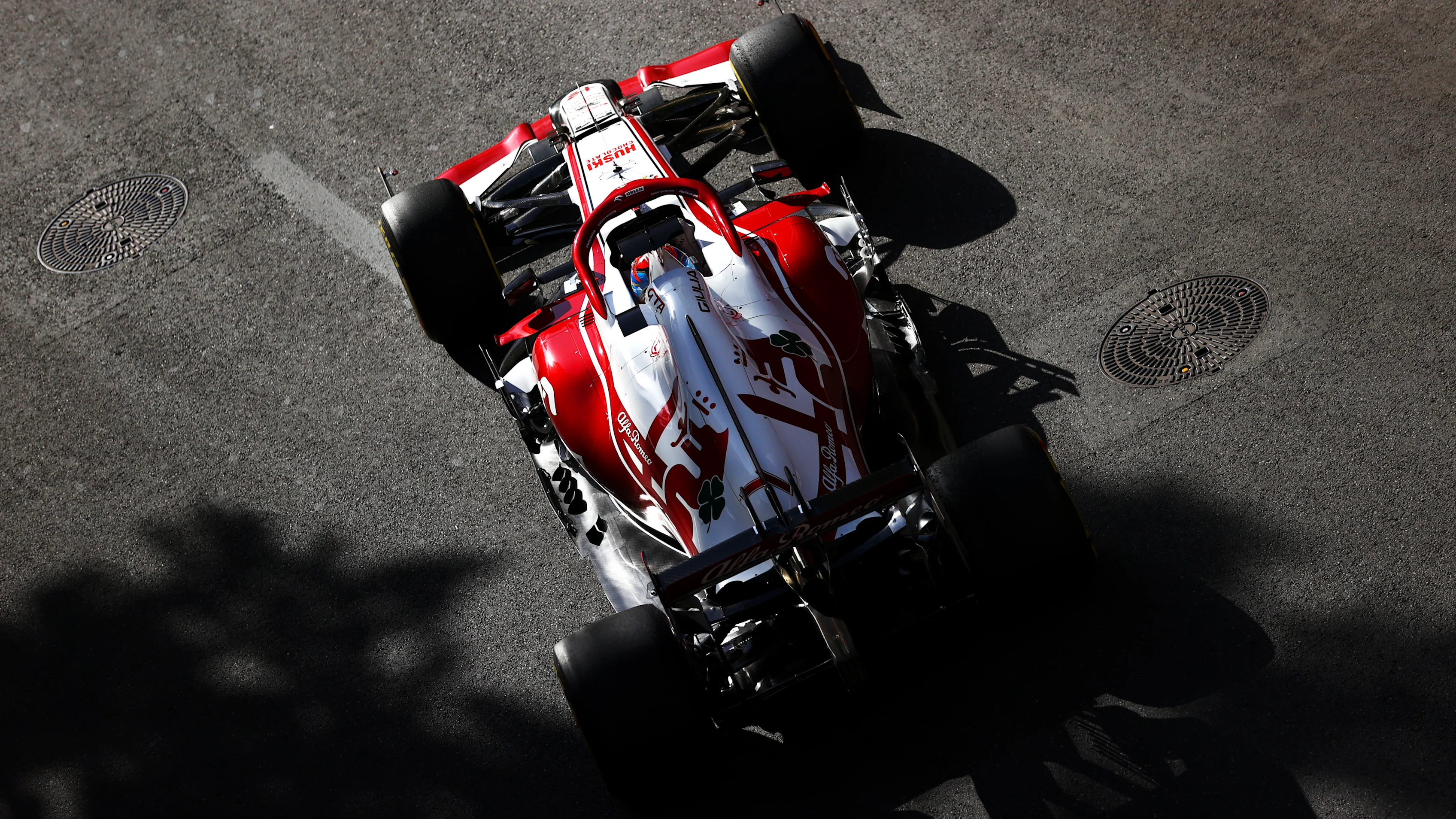 BAKU, AZERBAIJAN - JUNE 04: Kimi Raikkonen of Finland driving the (7) Alfa Romeo Racing C41 Ferrari on track during practice ahead of the F1 Grand Prix of Azerbaijan at Baku City Circuit on June 04, 2021 in Baku, Azerbaijan. (Photo by Dan Istitene - Formula 1/Formula 1 via Getty Images)