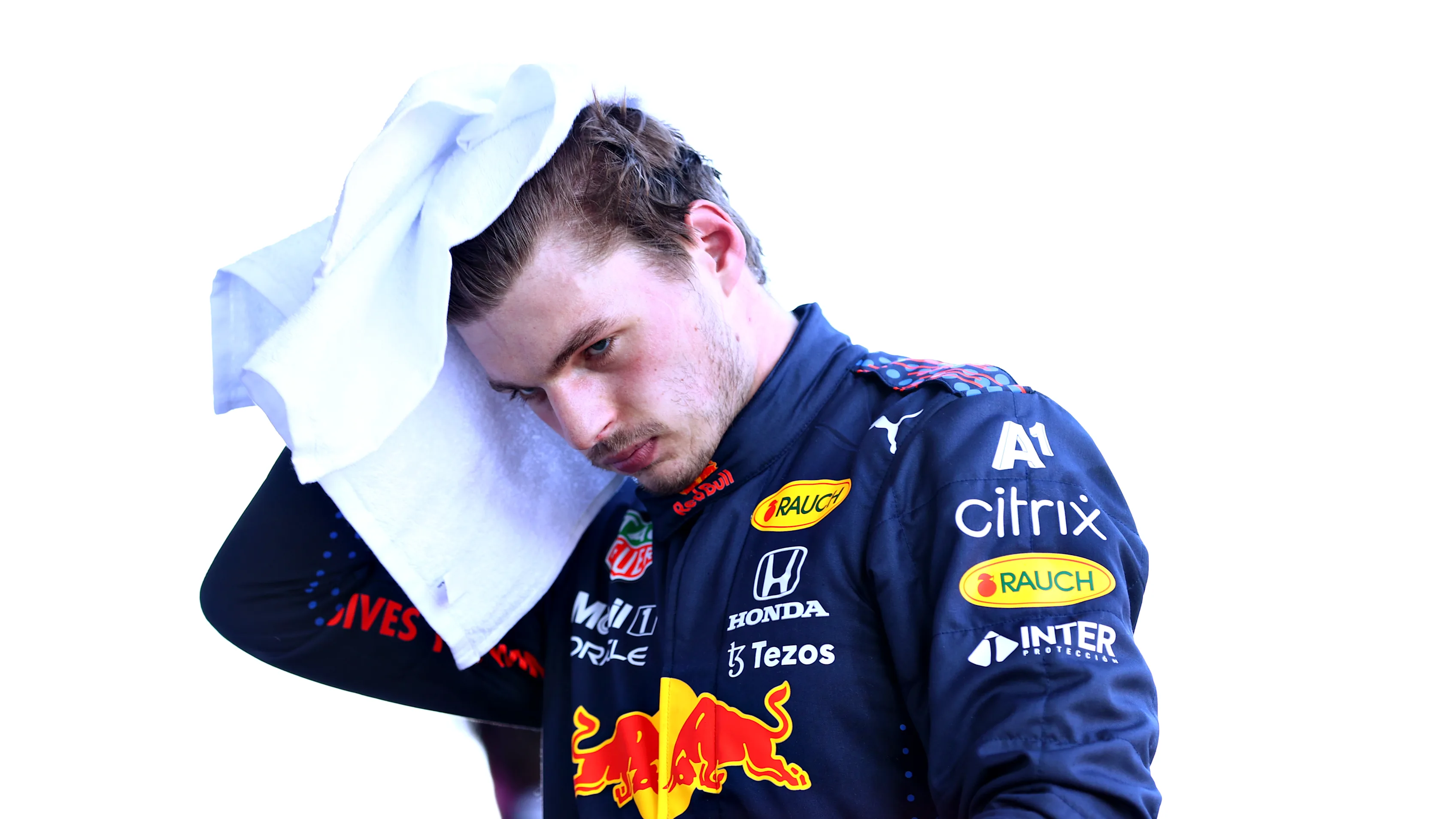 BAKU, AZERBAIJAN - JUNE 05: Third place qualifier Max Verstappen of Netherlands and Red Bull Racing
