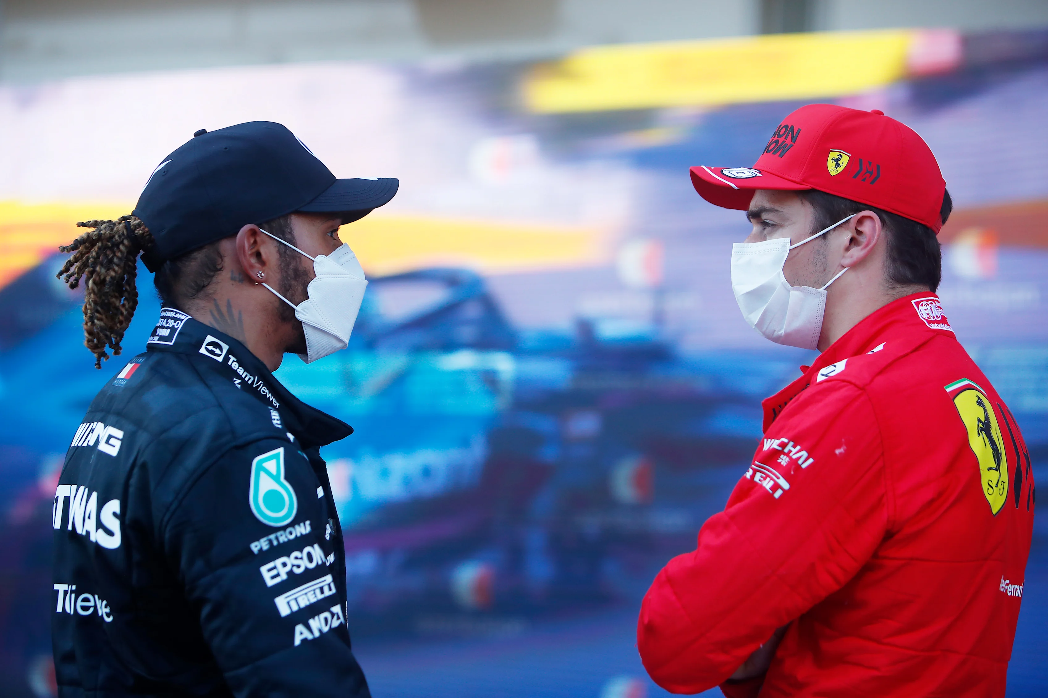 BAKU, AZERBAIJAN - JUNE 05: Second placed qualifier Lewis Hamilton of Great Britain and Mercedes GP