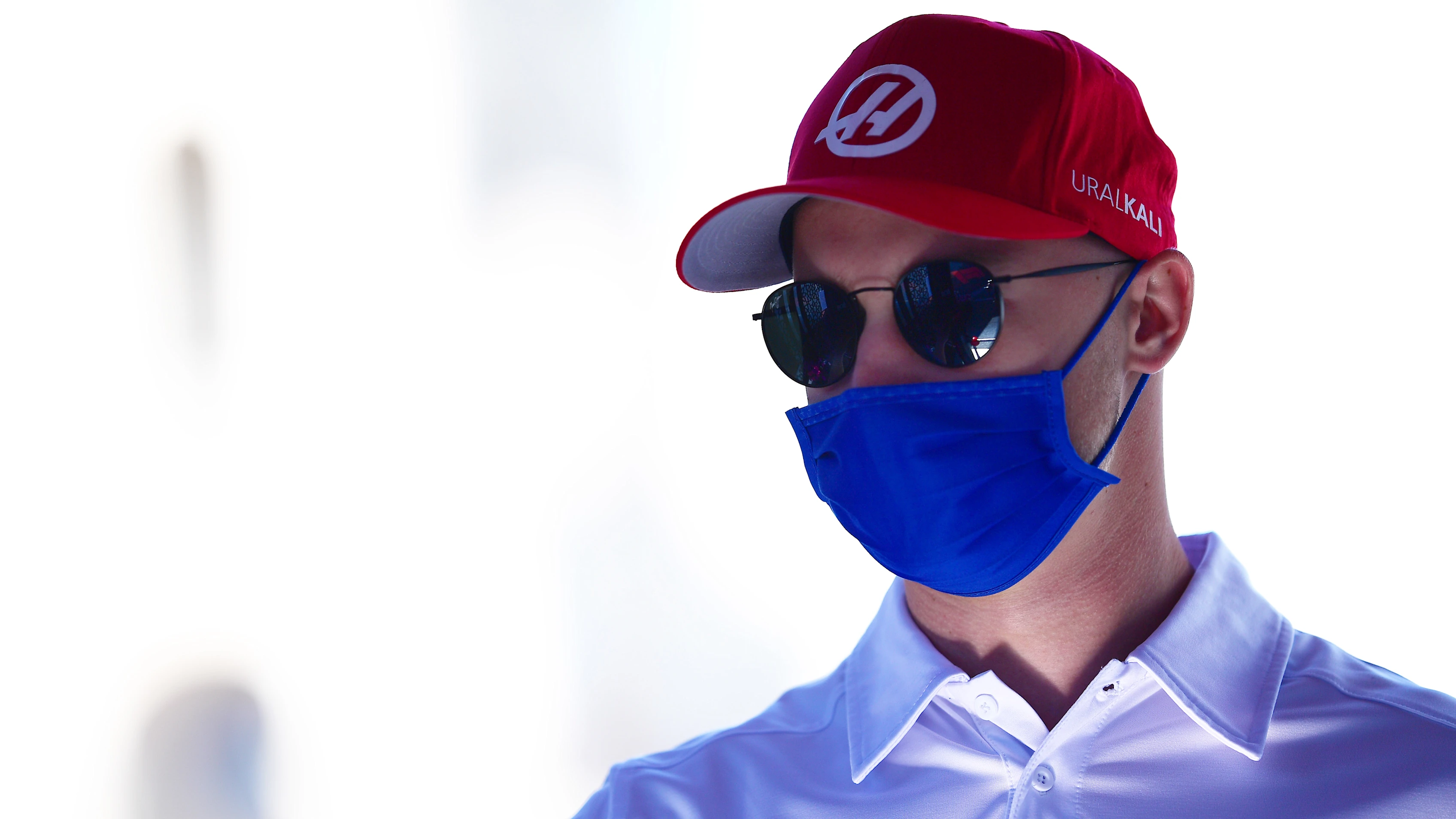 BAKU, AZERBAIJAN - JUNE 03: Nikita Mazepin of Russia and Haas F1 walks in the Paddock during