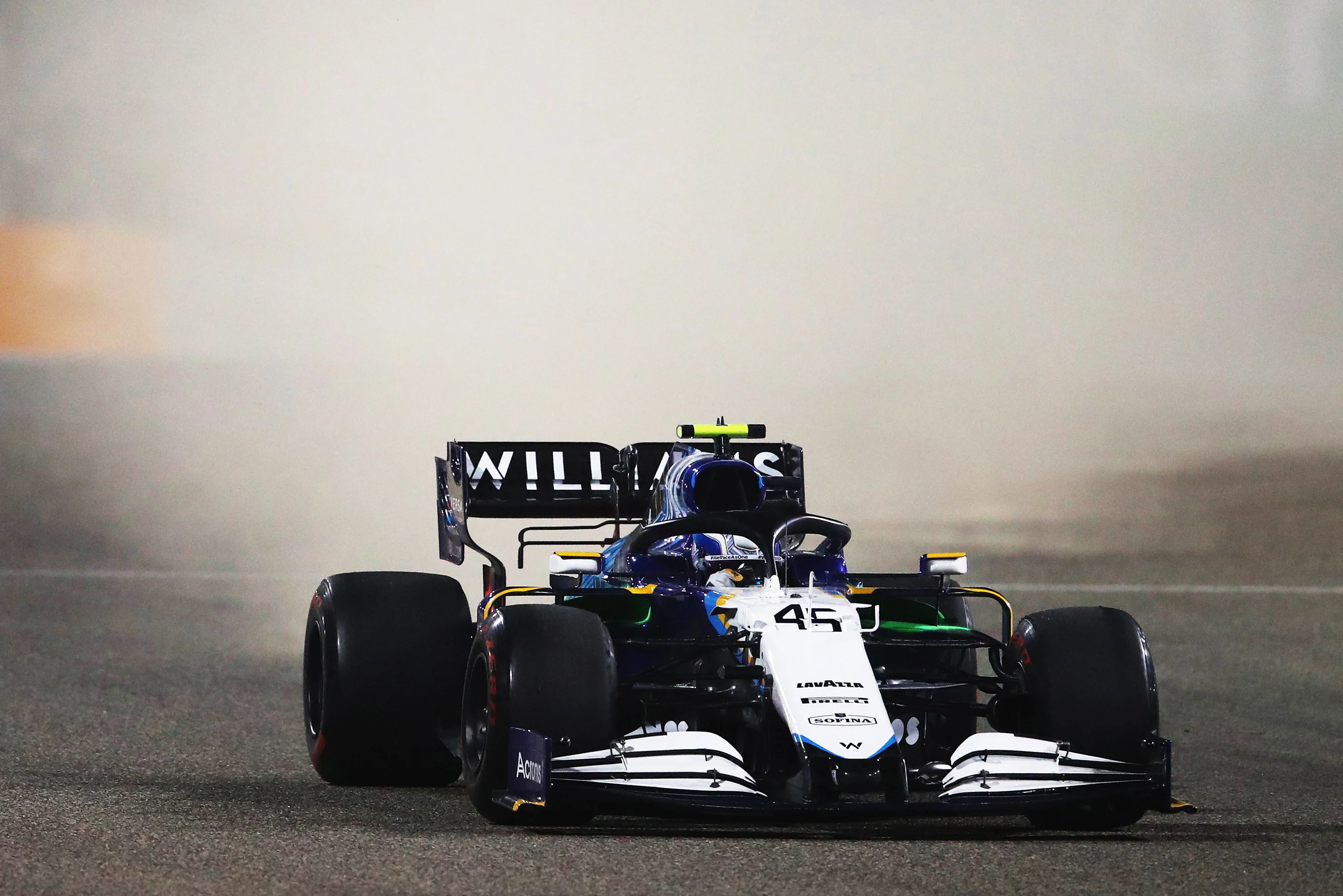 BAHRAIN, BAHRAIN - MARCH 12: Roy Nissany of Israel driving the (45) Williams Racing FW43B Mercedes