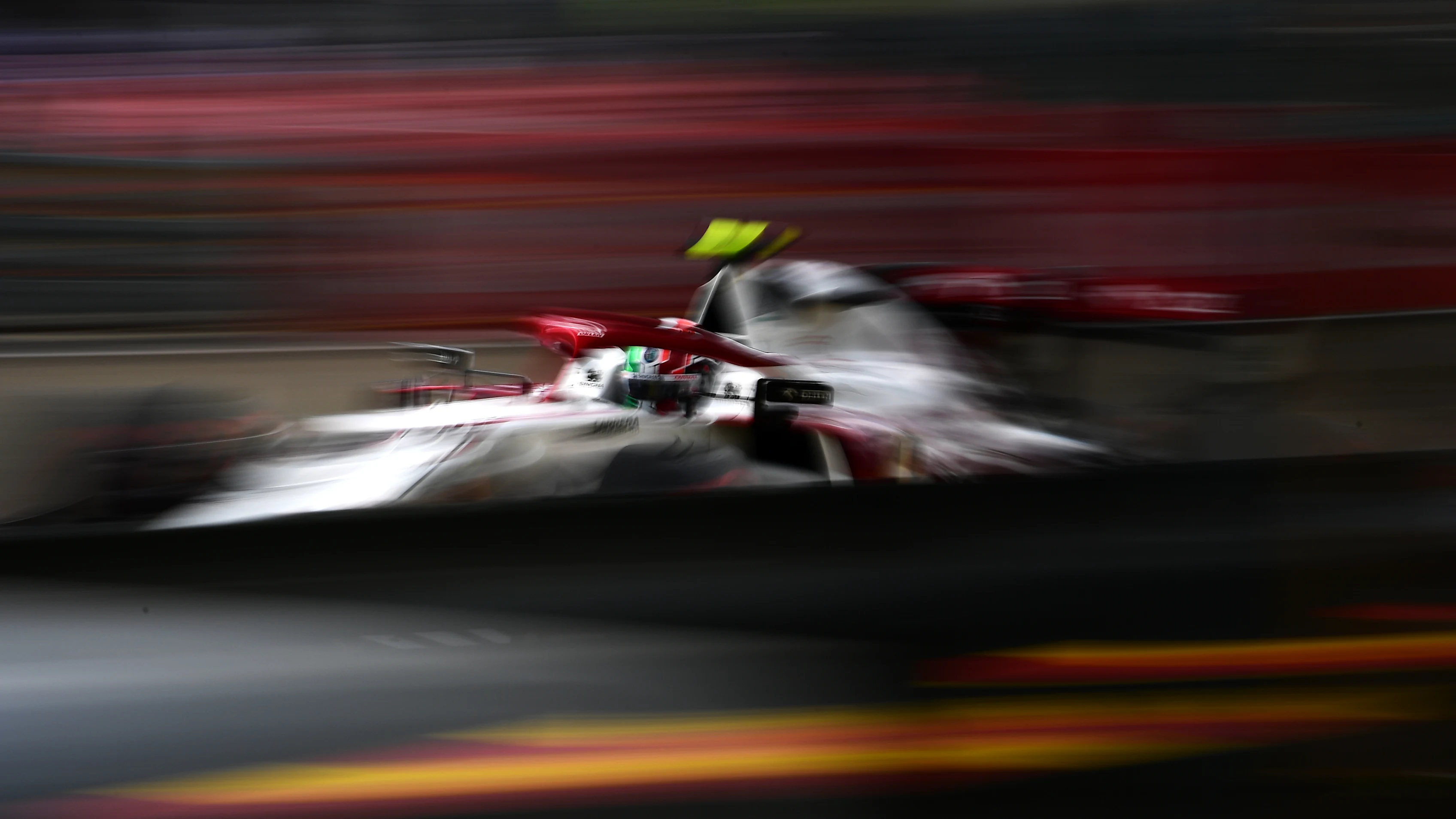 SPA, BELGIUM - AUGUST 27: Antonio Giovinazzi of Italy driving the (99) Alfa Romeo Racing C41 Ferrari during practice ahead of the F1 Grand Prix of Belgium at Circuit de Spa-Francorchamps on August 27, 2021 in Spa, Belgium. (Photo by Mario Renzi - Formula 1/Formula 1 via Getty Images)